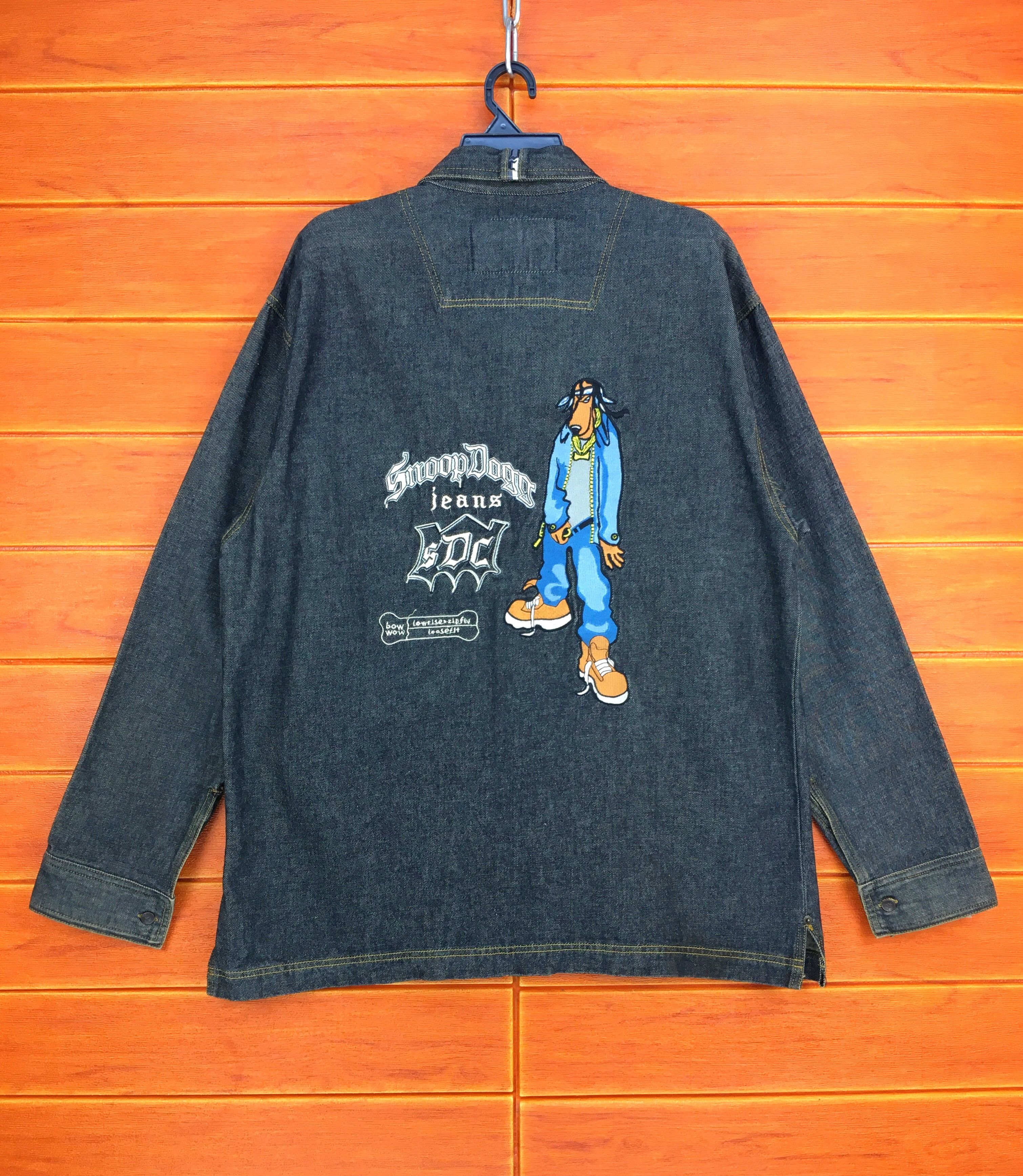 Snoop Dogg Vintage 90s SNOOP DOGG Jeans Denim Jacket y2k streetwear Size US XL / EU 56 / 4 - 2 Thumbnail