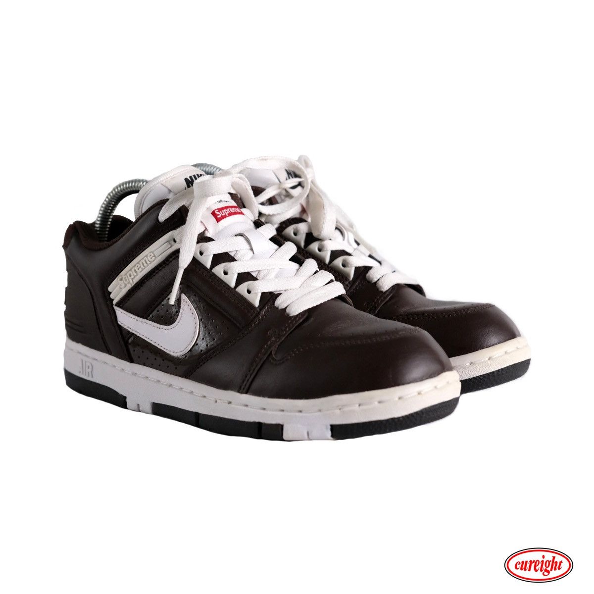 image of Nike x Supreme Air Force 2 Brown 2017 Shoes, Men's (Size 6.5)