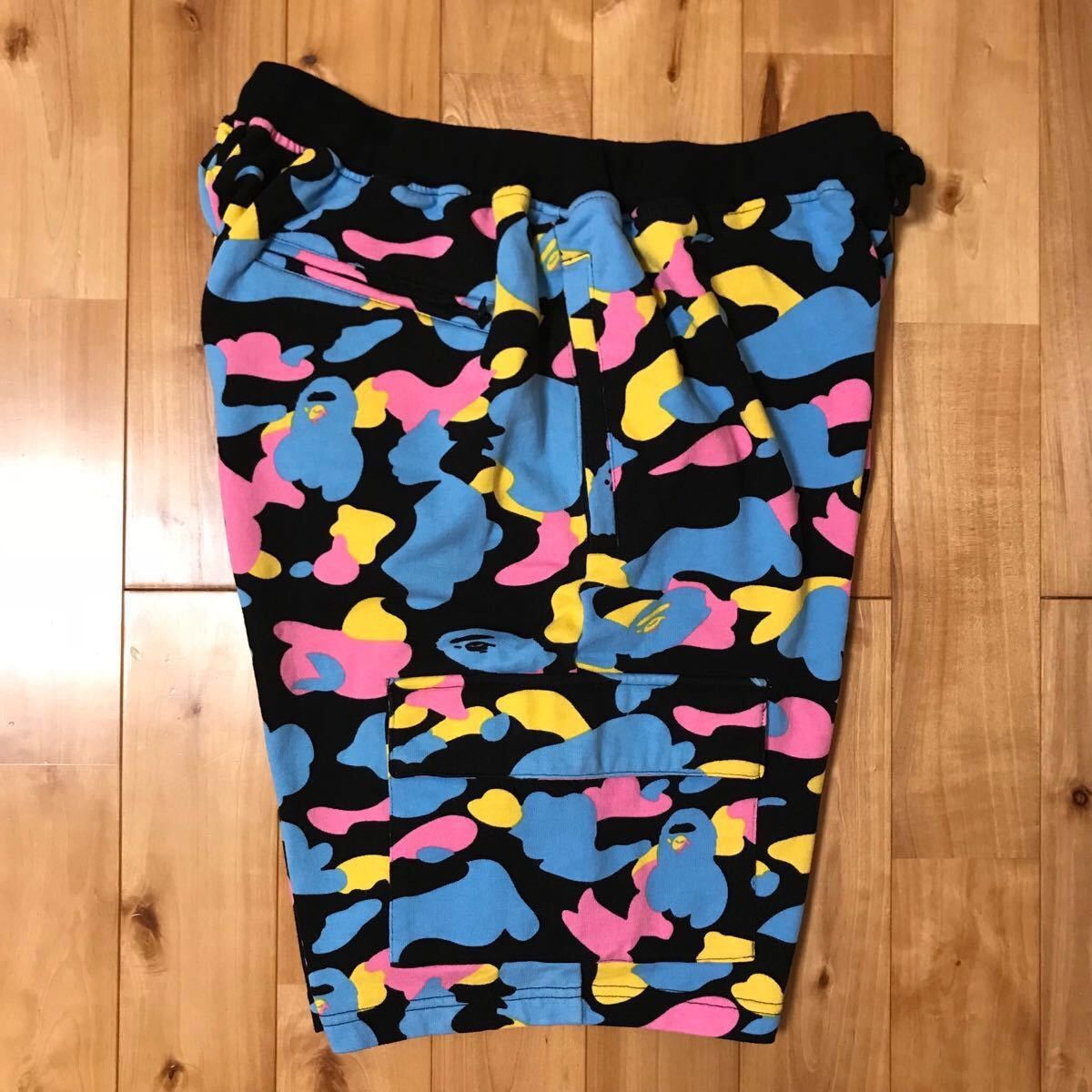 Bape BAPE cotton candy camo sweat shorts new multi camo ★size M Size US 32 / EU 48 - 4 Thumbnail