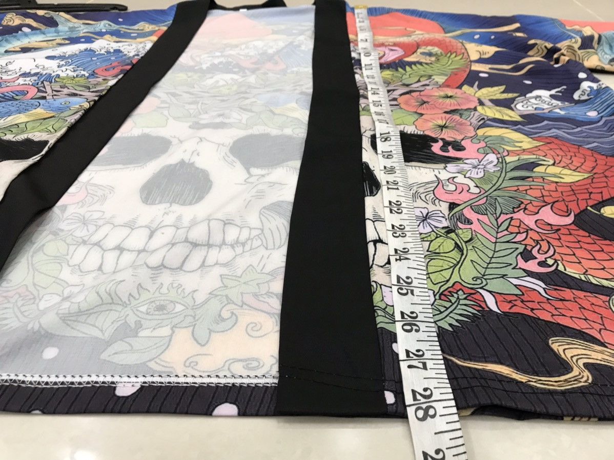 Edition Japan Haori Noragi Kimono Cardigan Happi Jacket Fits XL 2XL G011 Size US XL / EU 56 / 4 - 6 Thumbnail