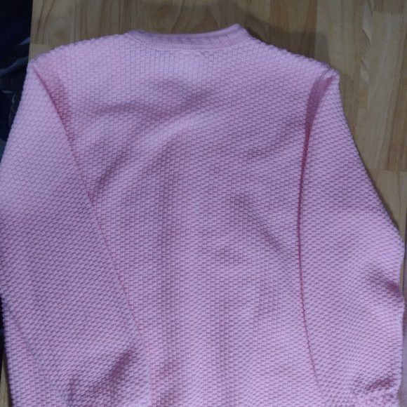 Haband × Vintage Vintage Haband! Pink 3D Knit Cardigan Sweater Size US M / EU 48-50 / 2 - 4 Thumbnail