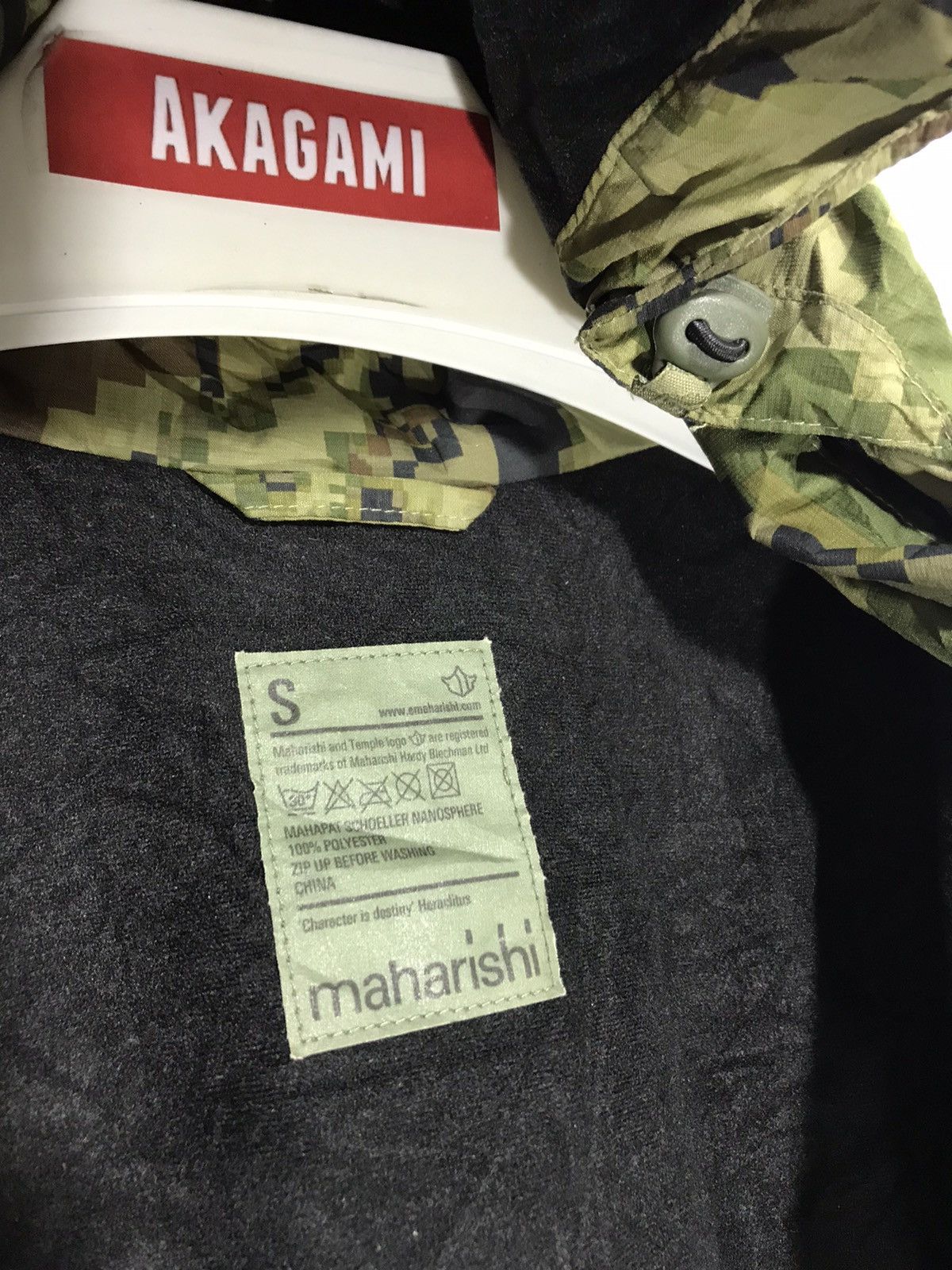 Japanese Brand 🛩Maharishi Digi Camo Nylon Hoodie Jacket Sniper 22🟩 Size US L / EU 52-54 / 3 - 11 Thumbnail