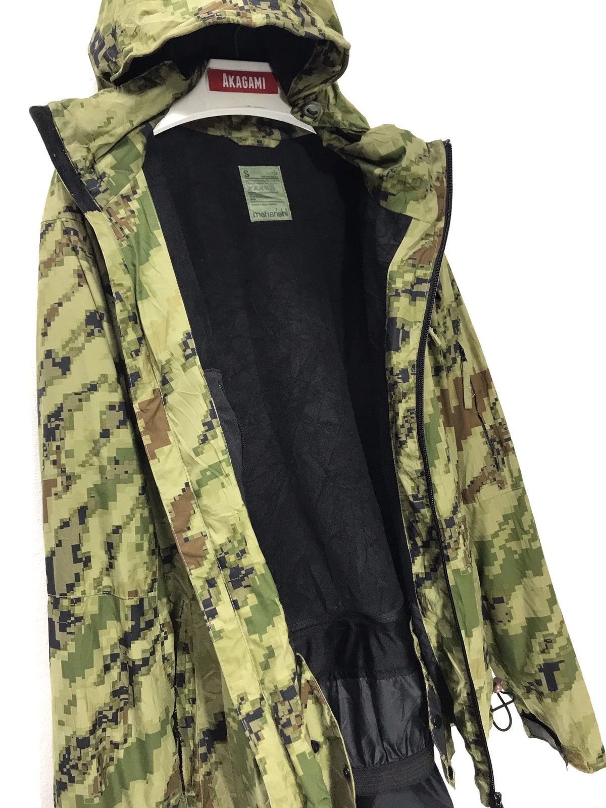 Japanese Brand 🛩Maharishi Digi Camo Nylon Hoodie Jacket Sniper 22🟩 Size US L / EU 52-54 / 3 - 7 Thumbnail