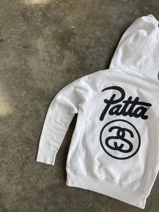 Patta stussy hoodie hot sale