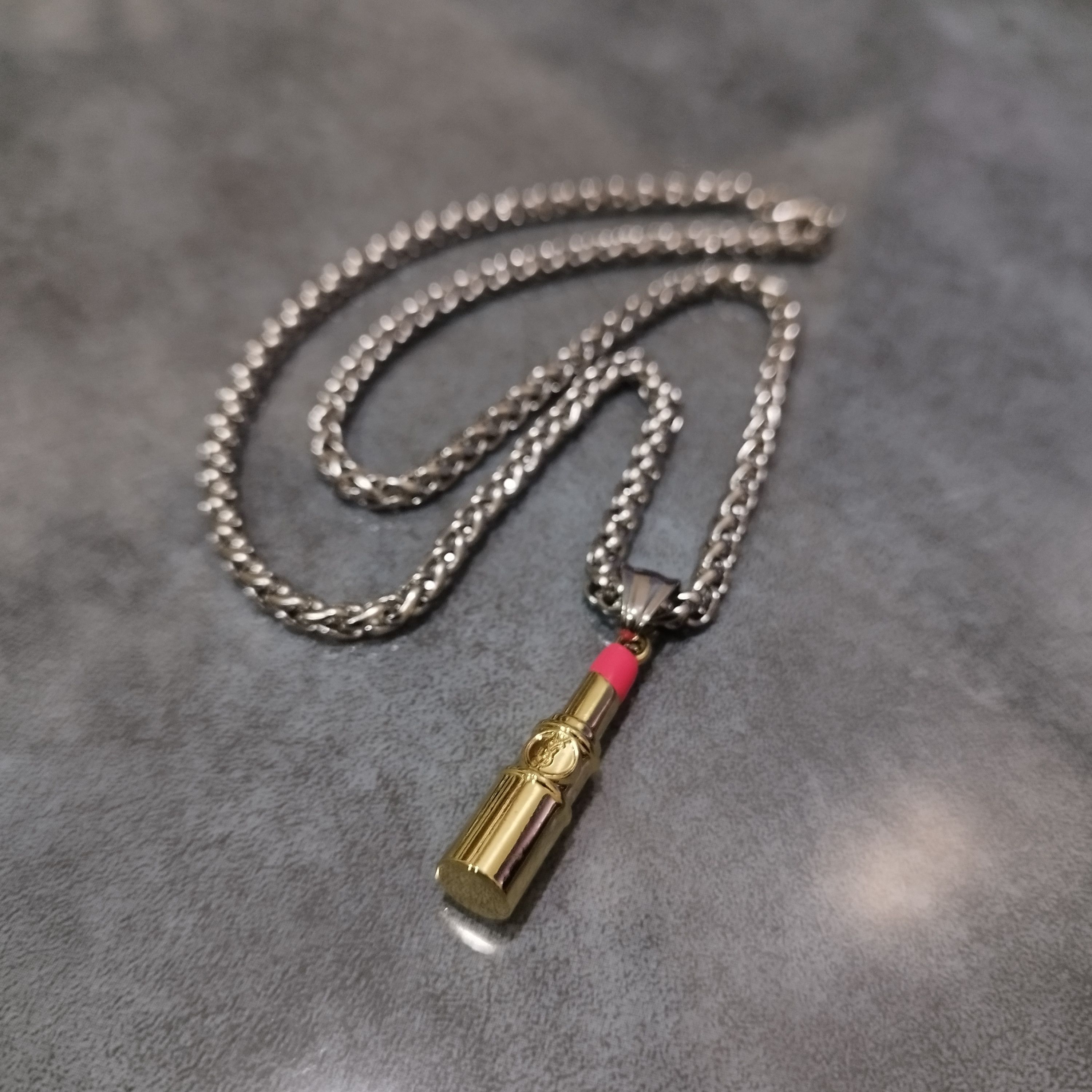 Jewelry YSL/Yves Saint Laurent Pendant on chain necklace Size ONE SIZE - 4 Thumbnail