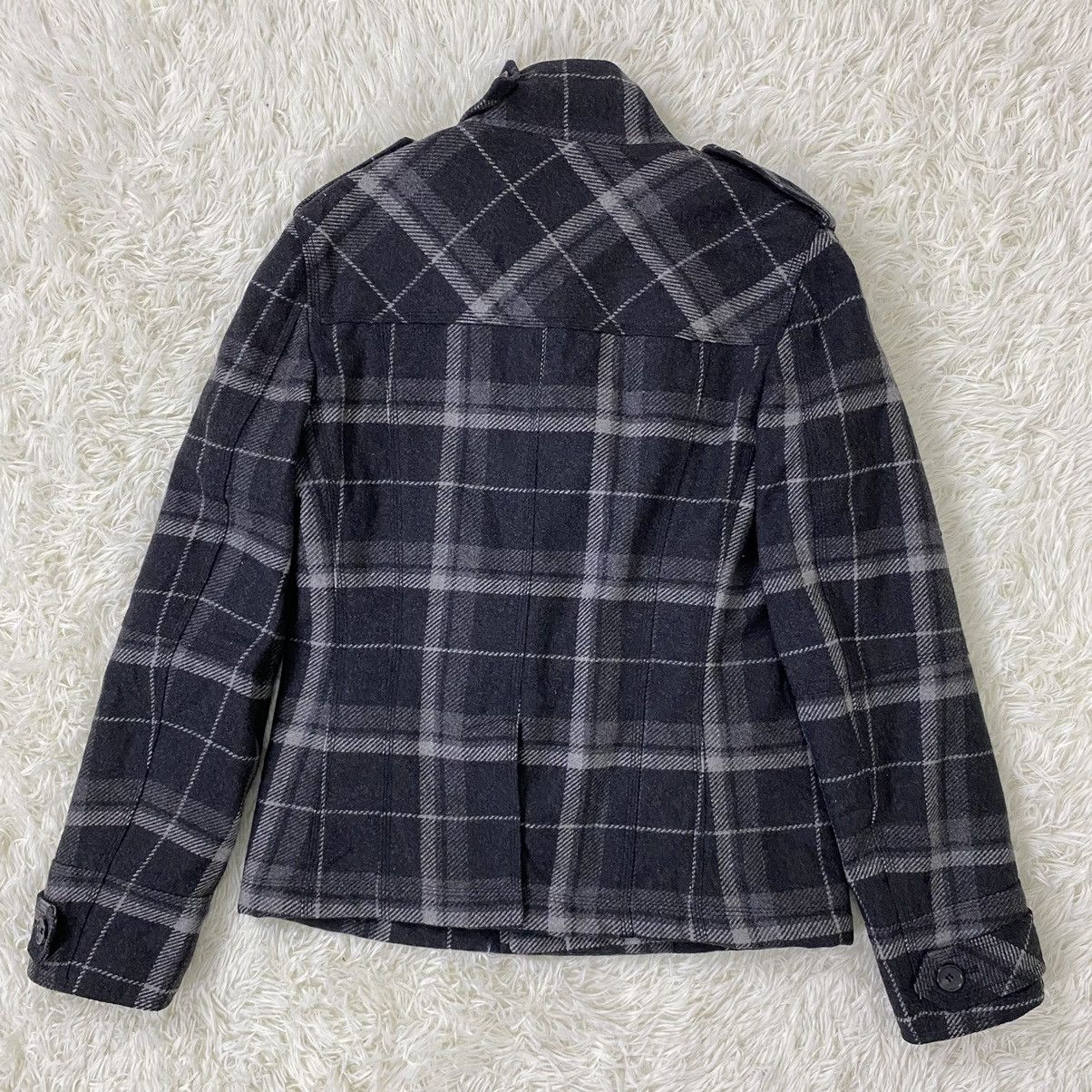Dolce & Gabbana DOLCE & GABBANA WOOL DOUBLE BREAST PLAID JACKET Size US M / EU 48-50 / 2 - 4 Thumbnail