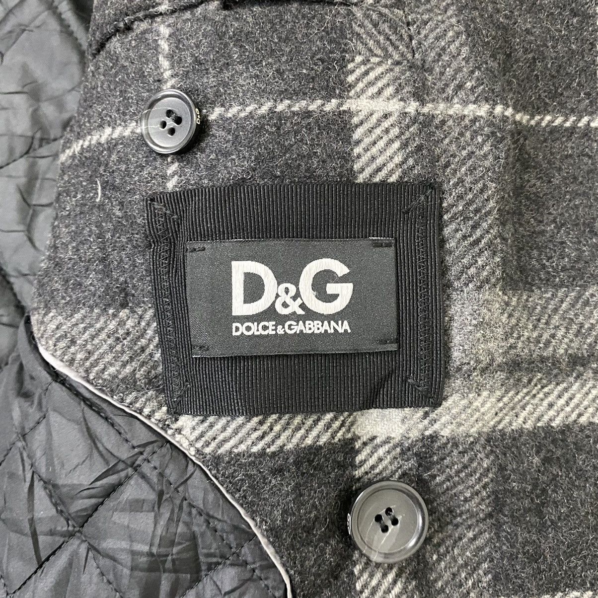 Dolce & Gabbana DOLCE & GABBANA WOOL DOUBLE BREAST PLAID JACKET Size US M / EU 48-50 / 2 - 11 Thumbnail