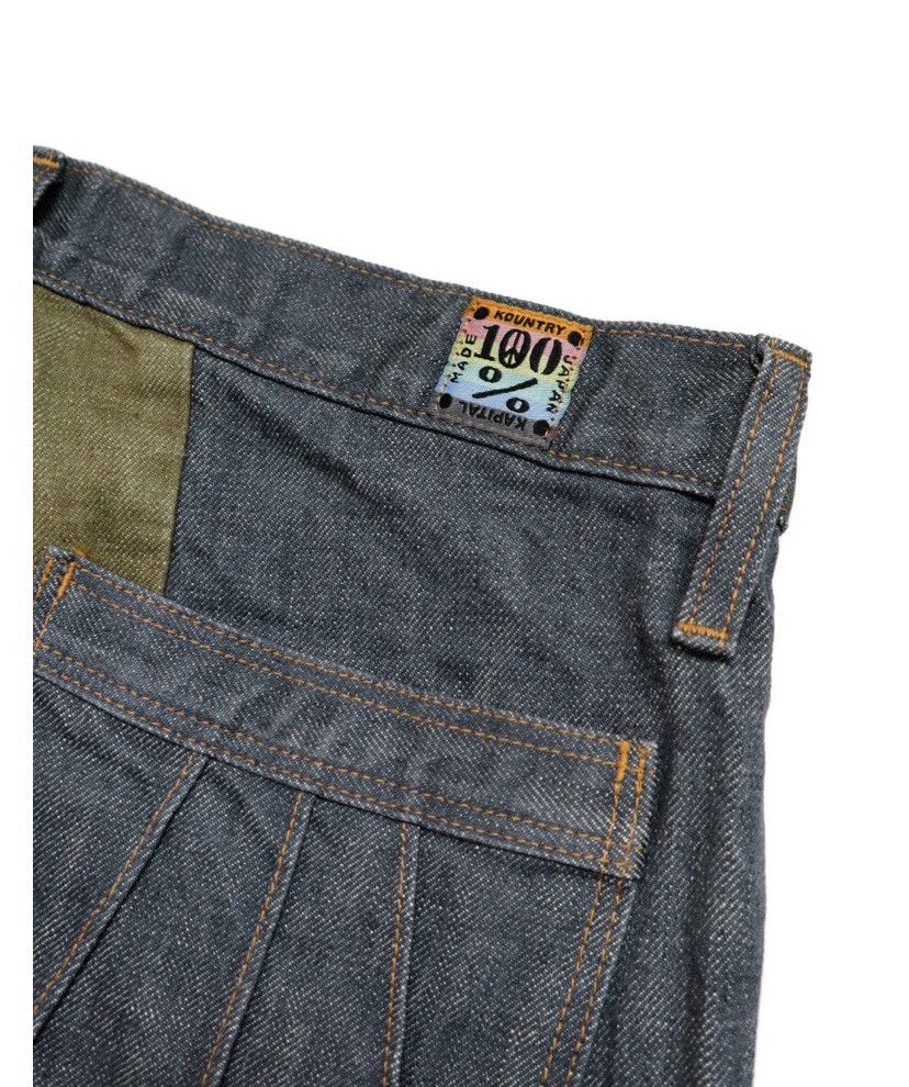 Kapital Kapital 14oz color denim 2TONE gypsy flare pants Size US 32 / EU 48 - 7 Thumbnail