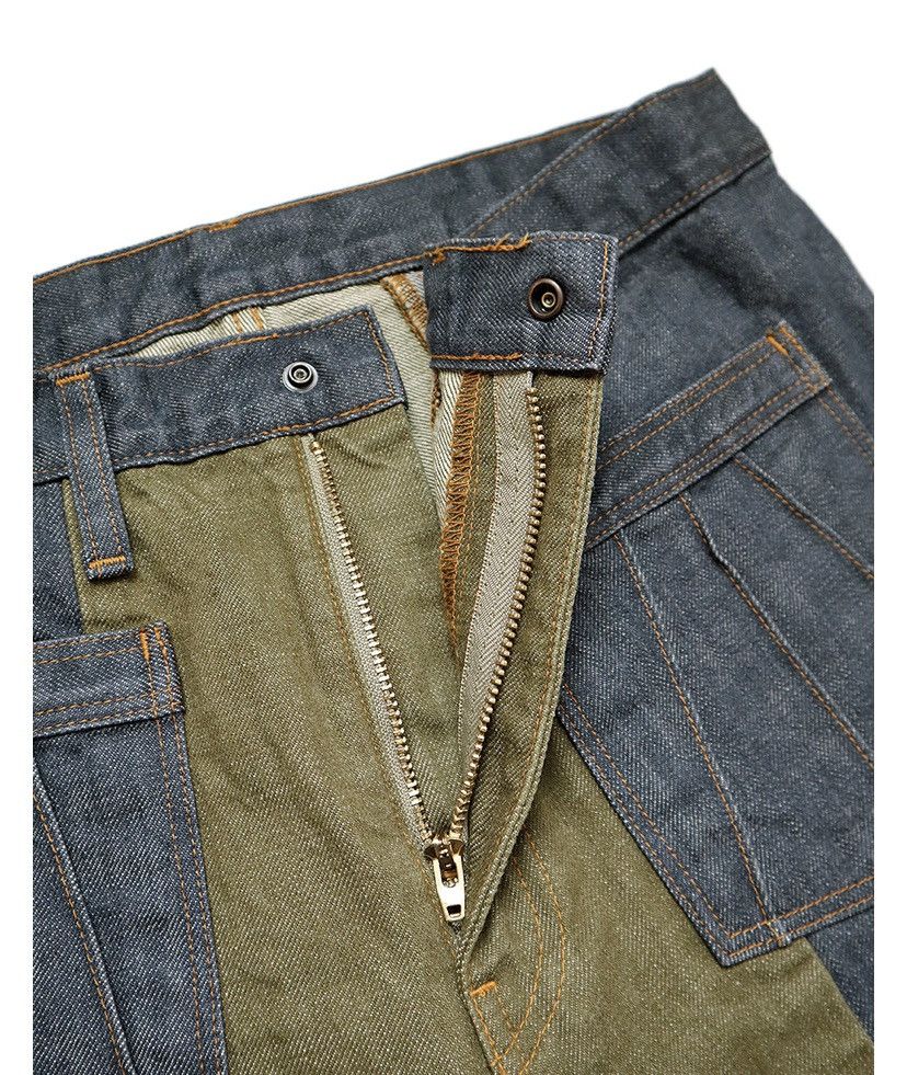 Kapital Kapital 14oz color denim 2TONE gypsy flare pants Size US 32 / EU 48 - 5 Thumbnail