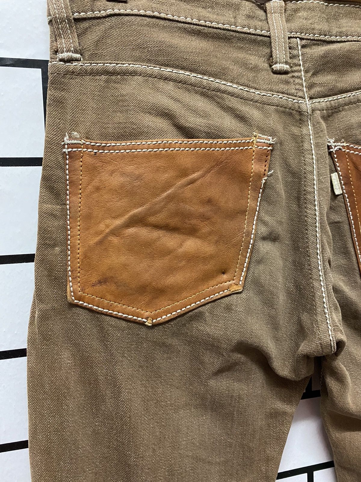 Alchemist × Japanese Brand × Leather Vintage Fab Four By Alchemist Japan Leather Pocket Denim Size US 30 / EU 46 - 11 Thumbnail