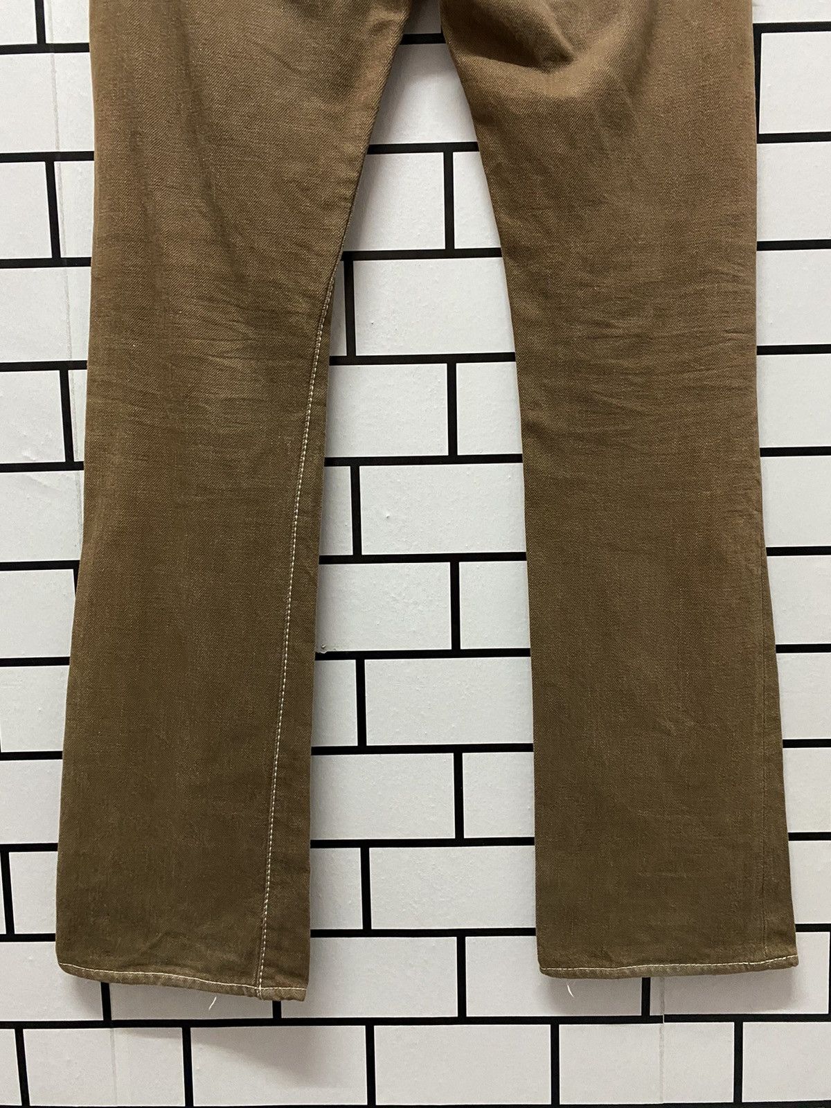 Alchemist × Japanese Brand × Leather Vintage Fab Four By Alchemist Japan Leather Pocket Denim Size US 30 / EU 46 - 10 Thumbnail