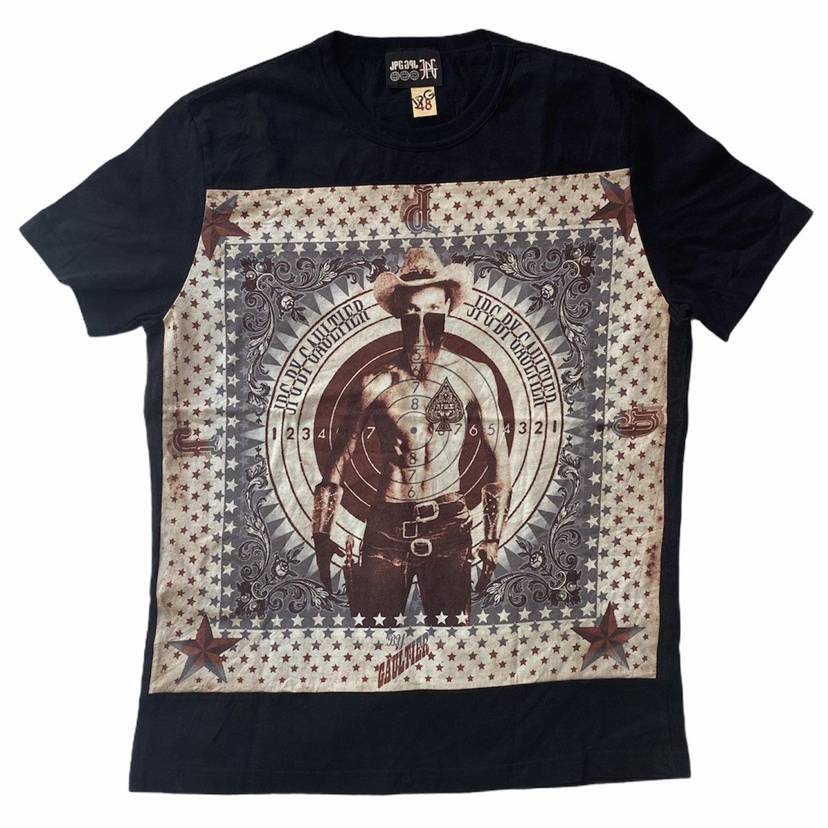 Jean Paul Gaultier Vintage JPG Cowboy T Shirt Size US S / EU 44-46 / 1 - 1 Thumbnail
