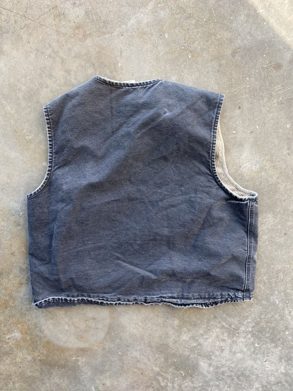 Carhartt Carhartt Faded Black Sherpa Deep Pile Work Vest 2XL / XXL ❄️🥣 Size US XXL / EU 58 / 5 - 4 Thumbnail