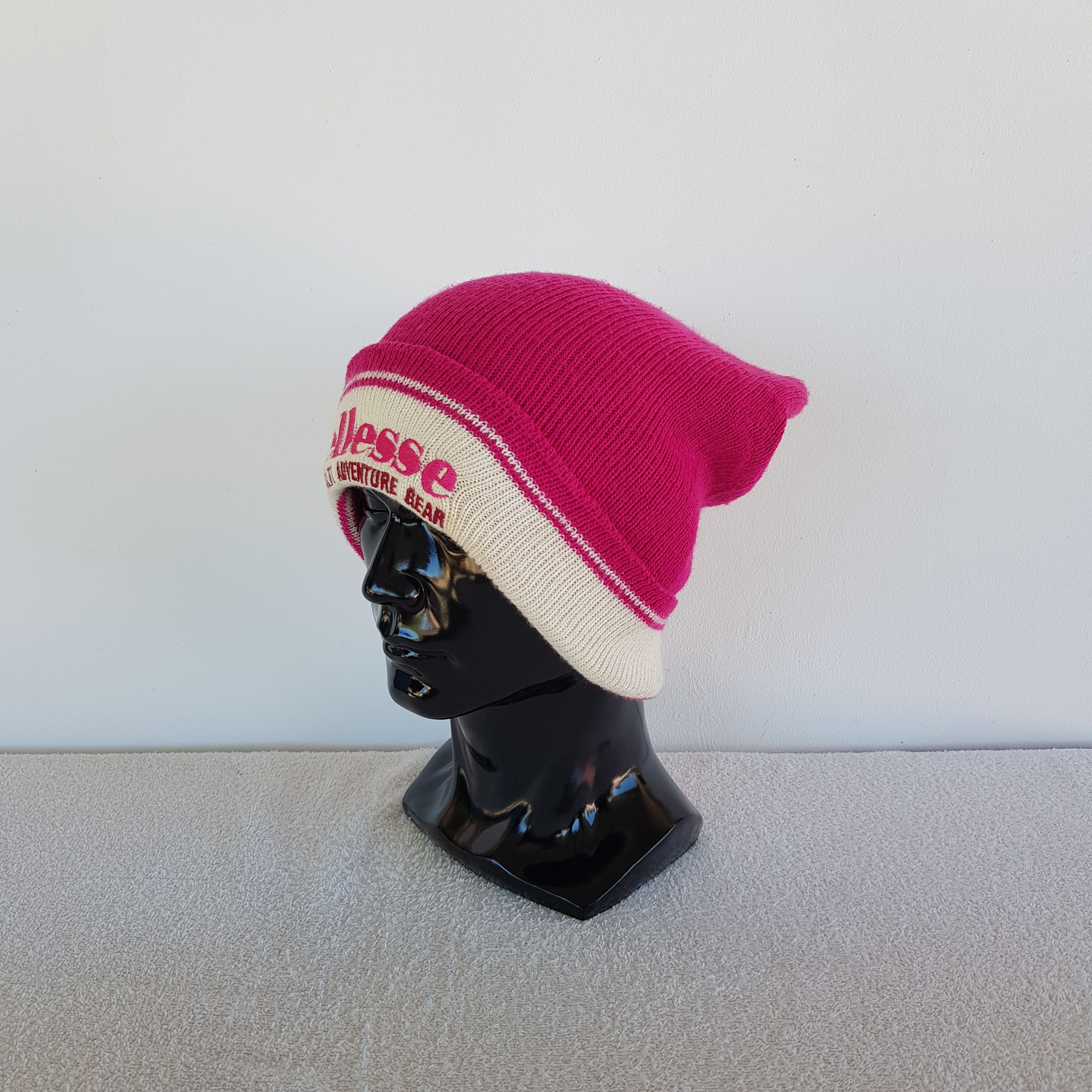 Ellesse × Vintage Vintage Ellesse Beanie Snow Cap Ellesse Hats - AC10754. Size ONE SIZE - 2 Thumbnail