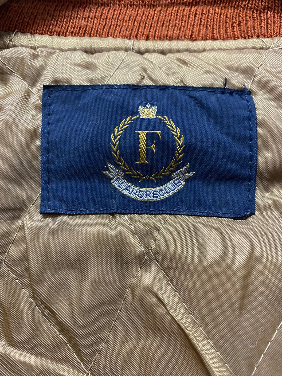 Vintage Vintage Flandre Club Letterman Leather Wool Varsity Jacket Size US M / EU 48-50 / 2 - 17 Thumbnail