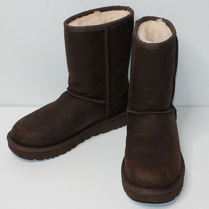 Ugg Classic Short Leather Boots in Chocolate Brown New No Box | Grailed