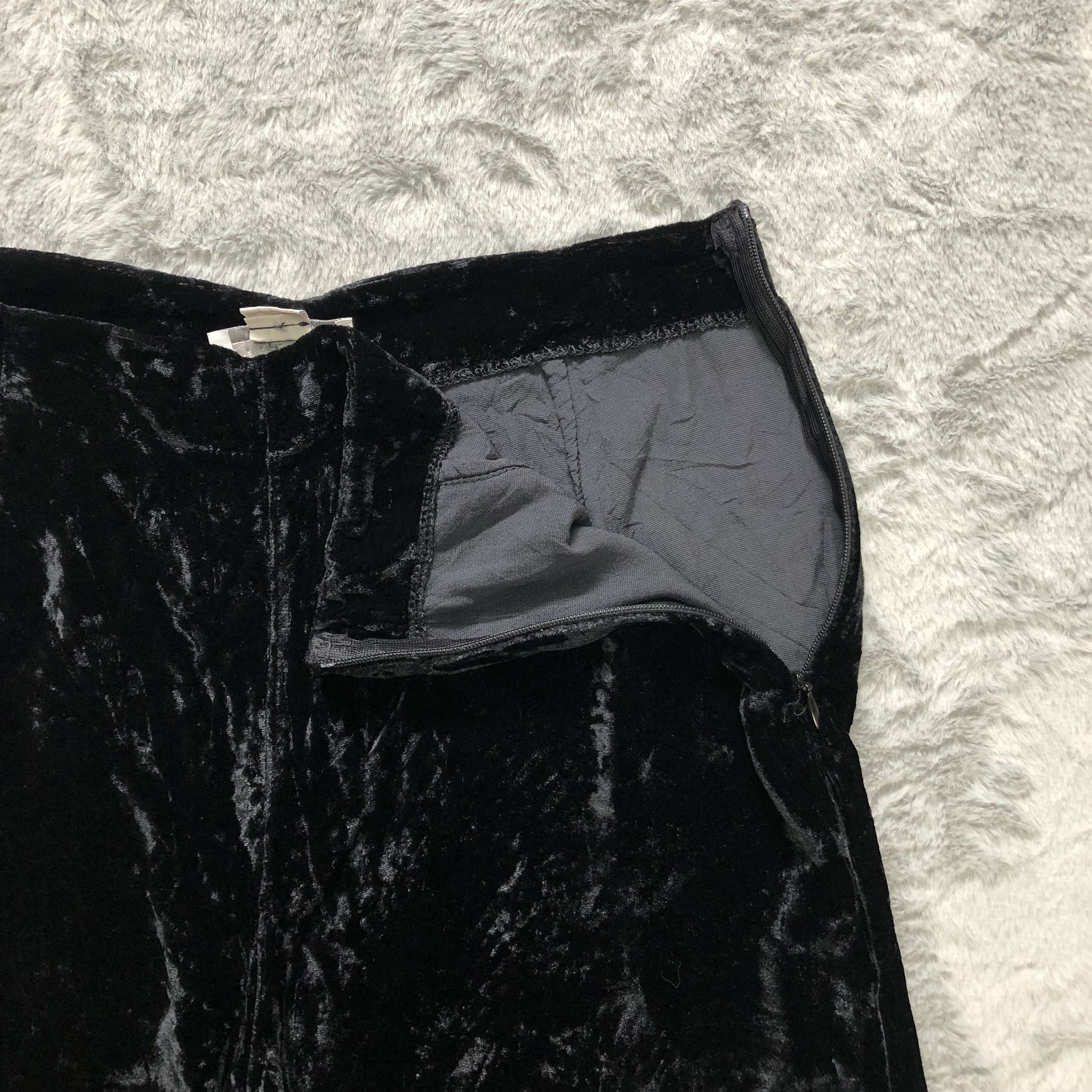 Transit Flare🔥 Transit Par-Such Made in Italy Velvet Pant #6233-220 Size 25" / US 0 / IT 36 - 3 Thumbnail