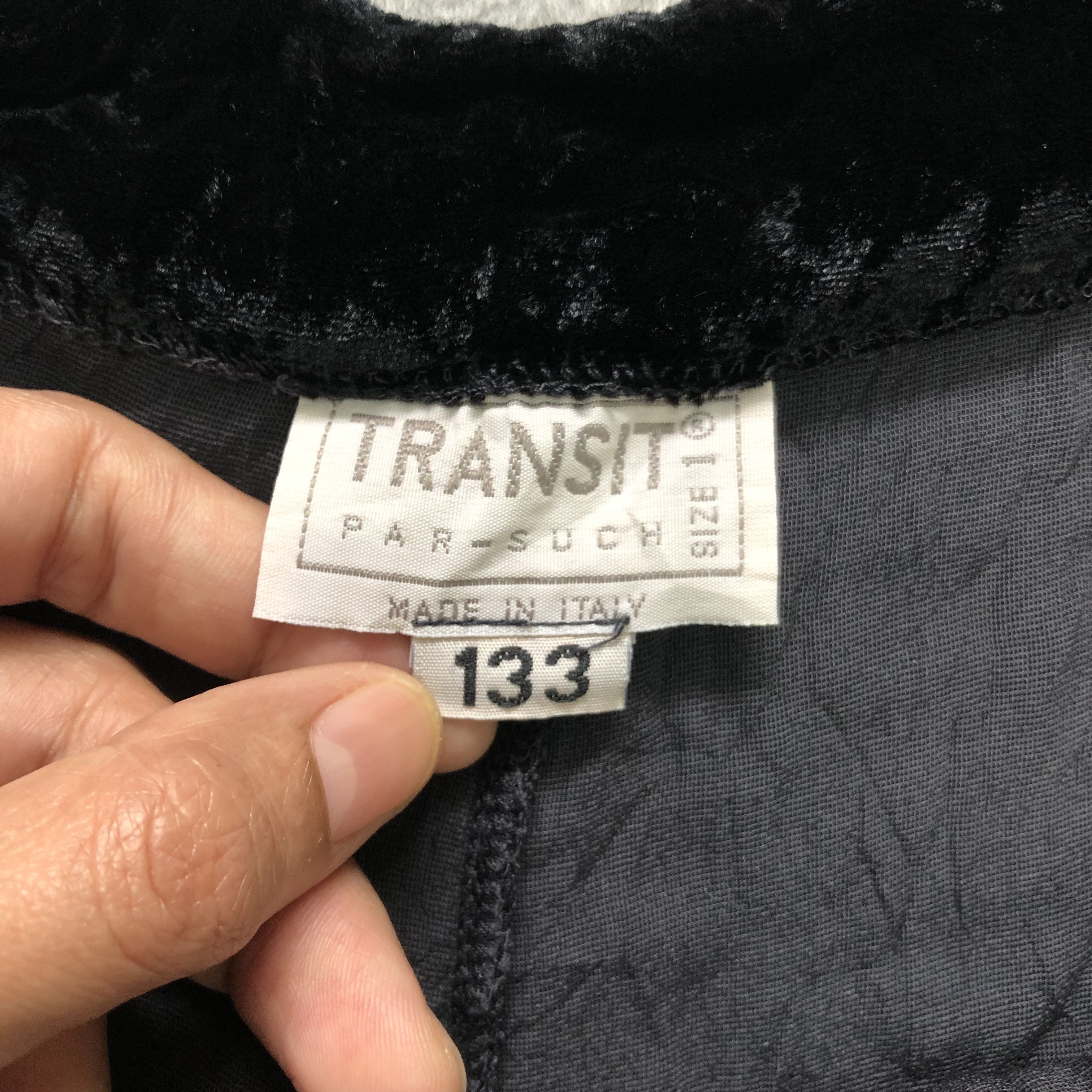 Transit Flare🔥 Transit Par-Such Made in Italy Velvet Pant #6233-220 Size 25" / US 0 / IT 36 - 5 Thumbnail