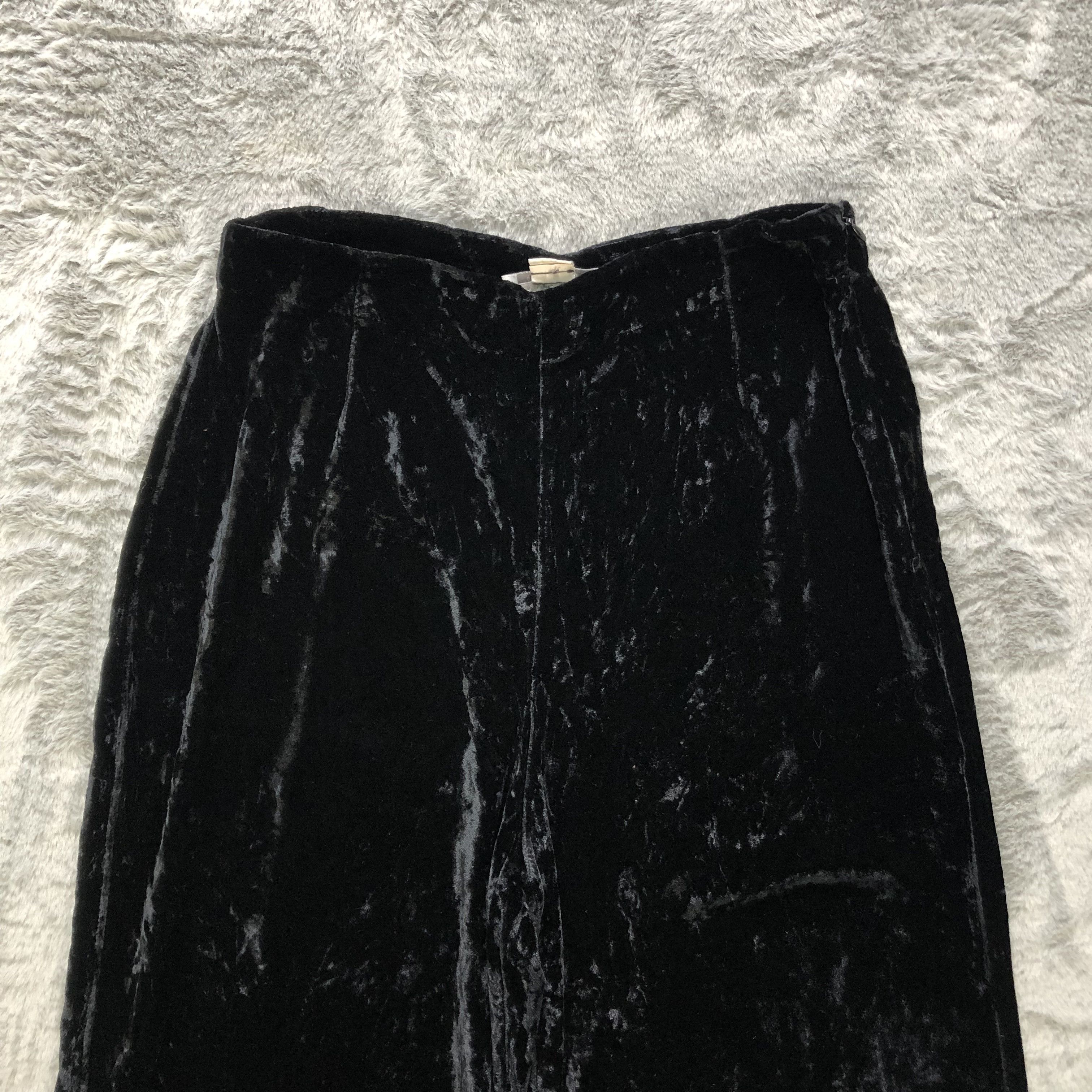 Transit Flare🔥 Transit Par-Such Made in Italy Velvet Pant #6233-220 Size 25" / US 0 / IT 36 - 2 Thumbnail