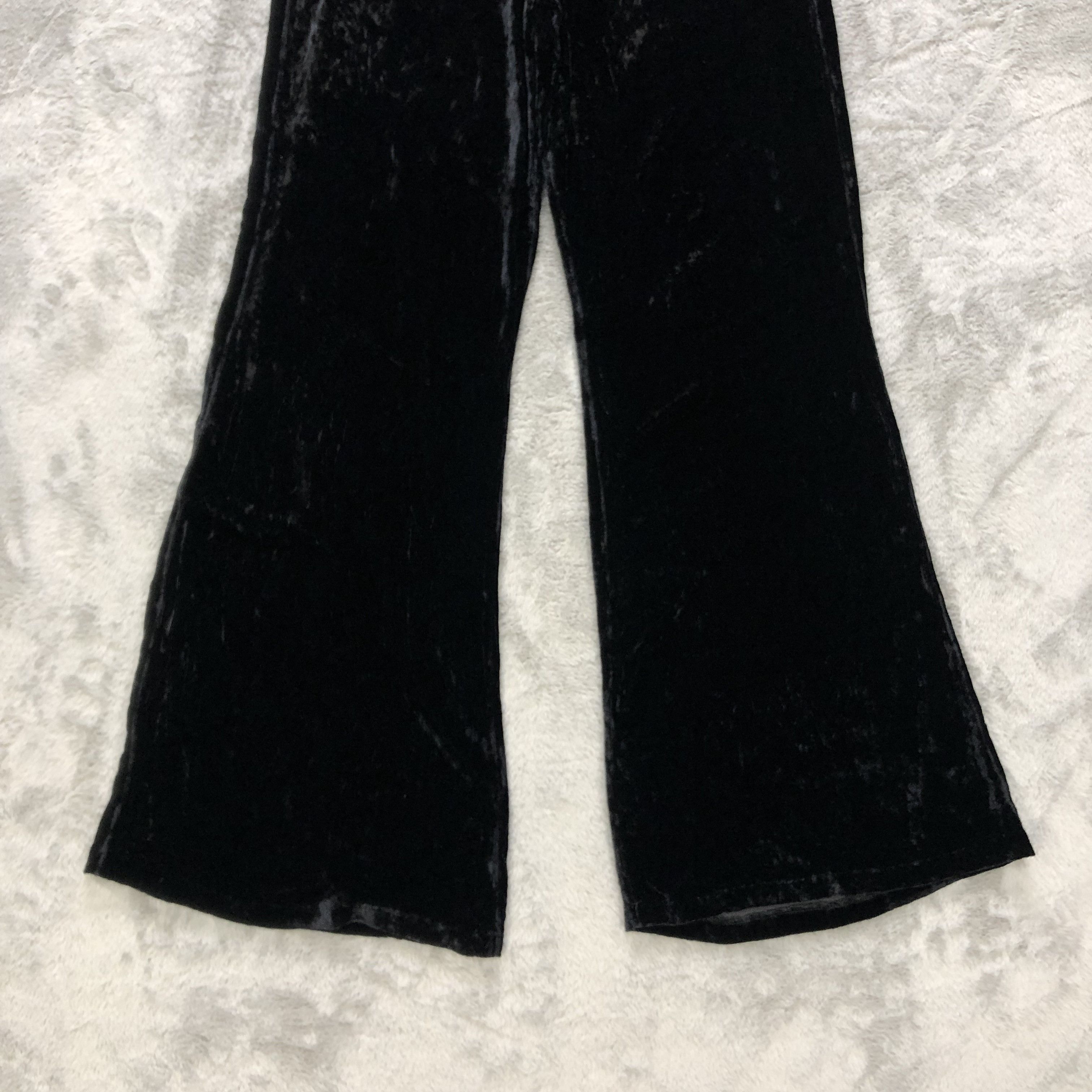 Transit Flare🔥 Transit Par-Such Made in Italy Velvet Pant #6233-220 Size 25" / US 0 / IT 36 - 4 Thumbnail