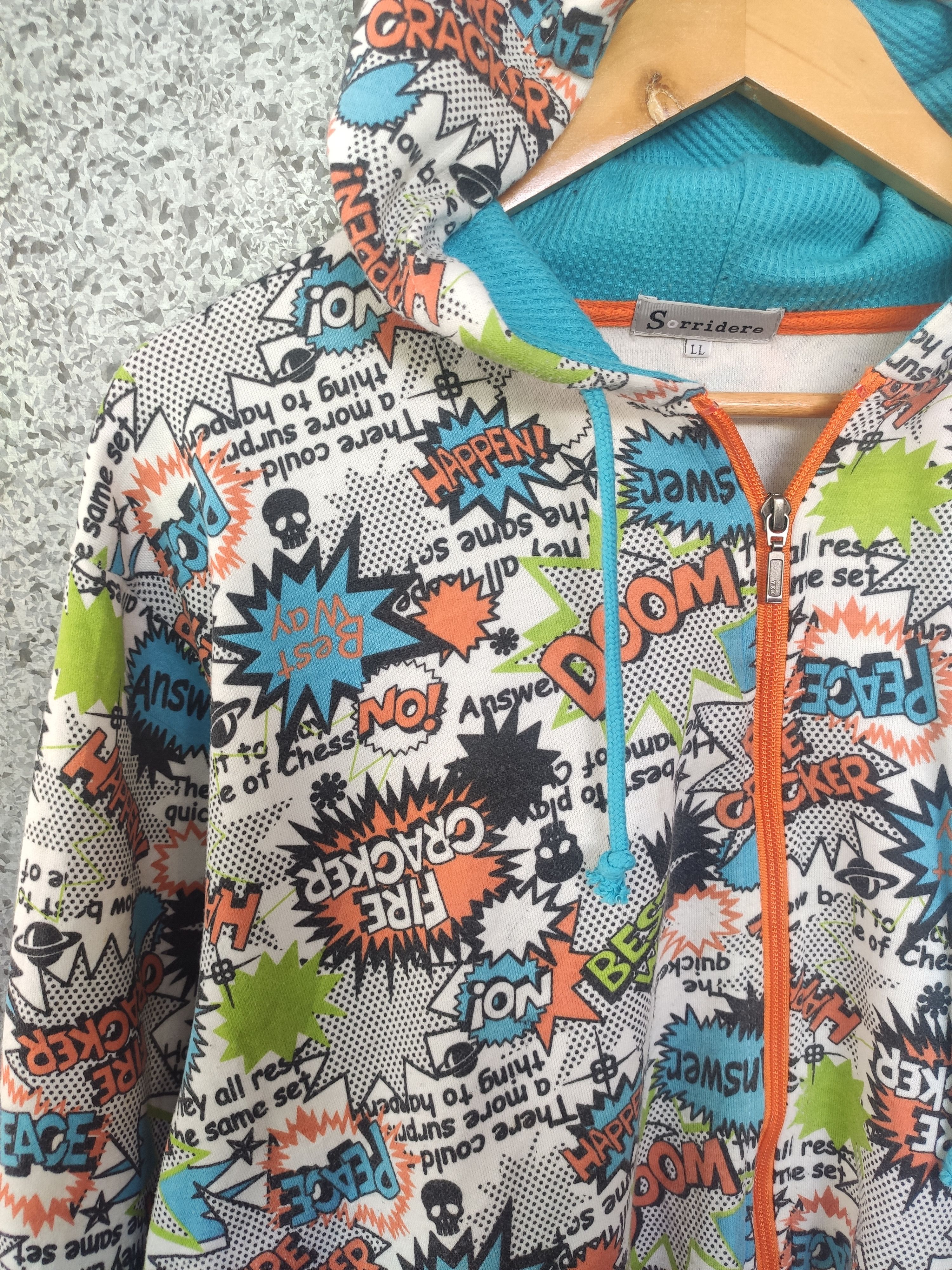 If Six Was Nine 🔥 Sorriderre hoodies zipper skulls full print Size US M / EU 48-50 / 2 - 1 Thumbnail