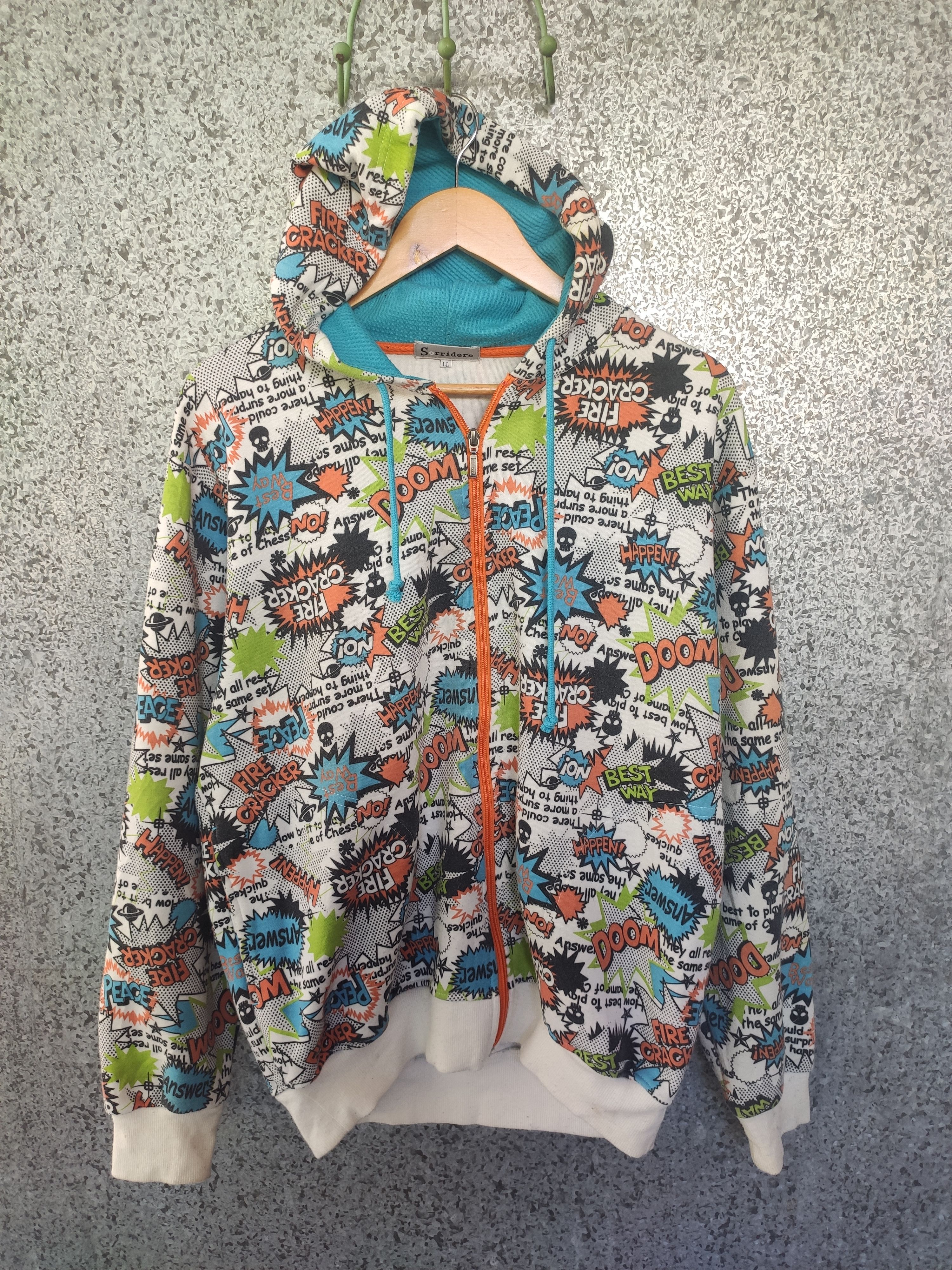 If Six Was Nine 🔥 Sorriderre hoodies zipper skulls full print Size US M / EU 48-50 / 2 - 2 Thumbnail