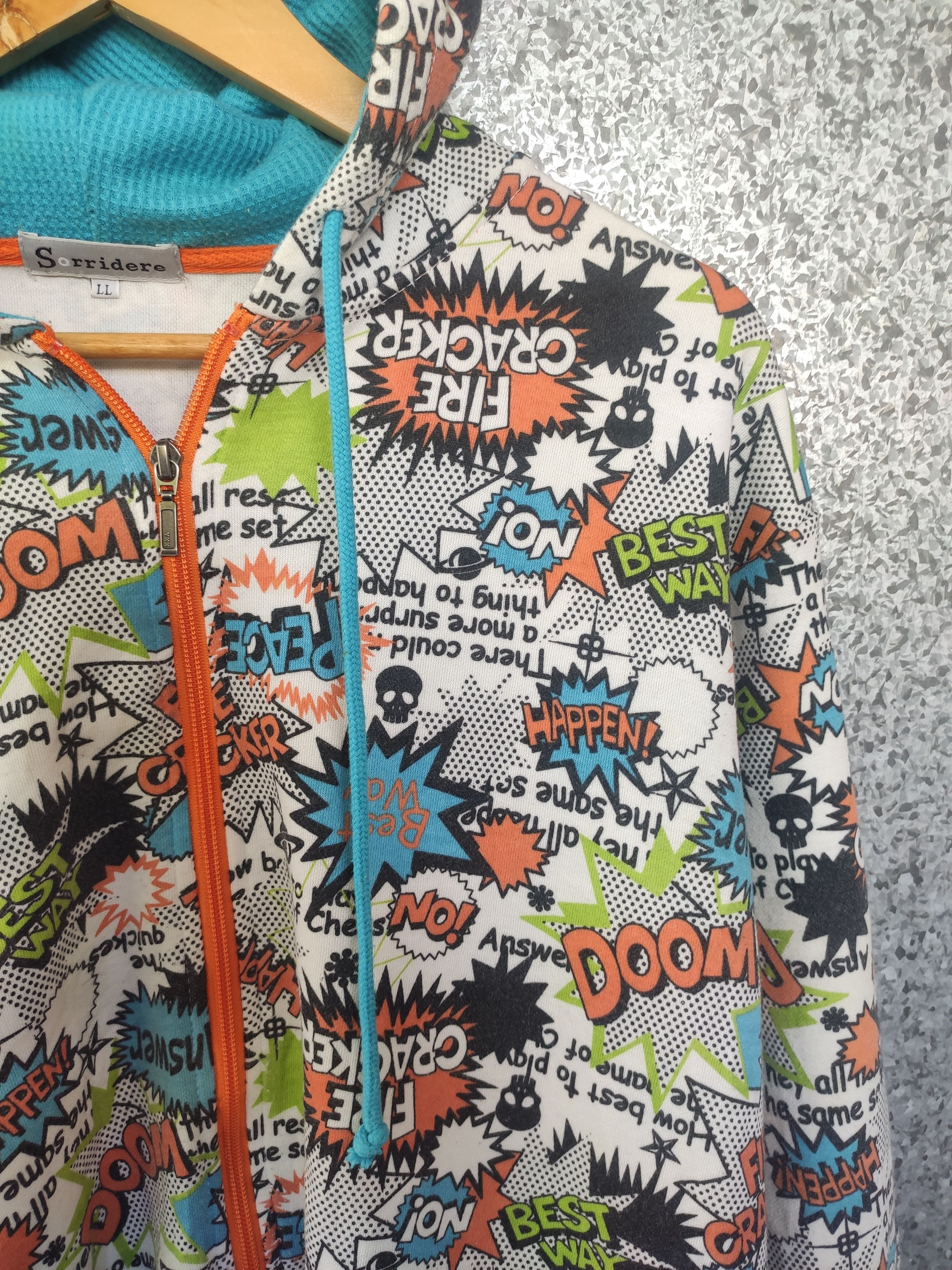 If Six Was Nine 🔥 Sorriderre hoodies zipper skulls full print Size US M / EU 48-50 / 2 - 8 Thumbnail