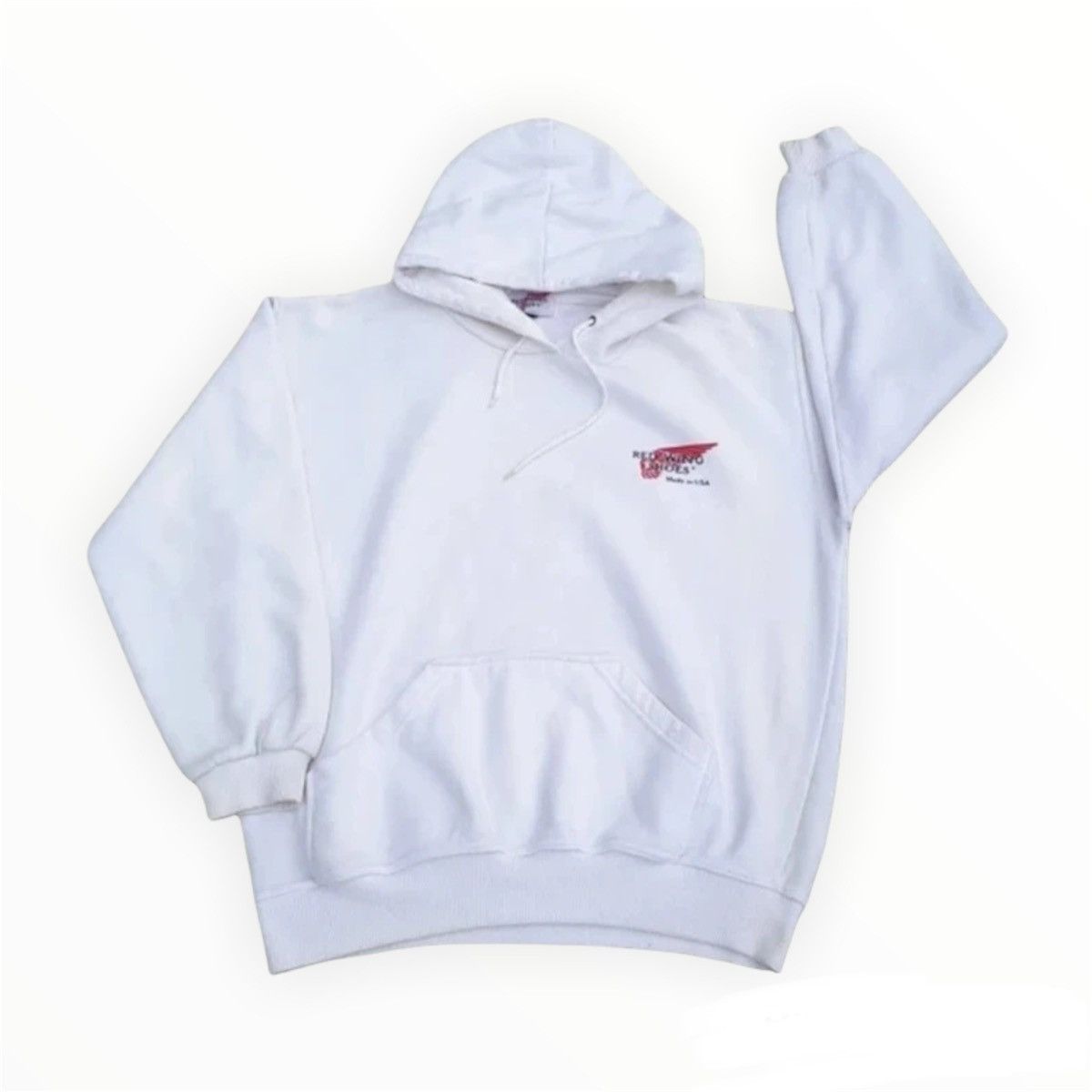 Red Wing × Vintage Vintage Red Wing Shoes Classic Logo Hoodie Size US S / EU 44-46 / 1 - 3 Thumbnail