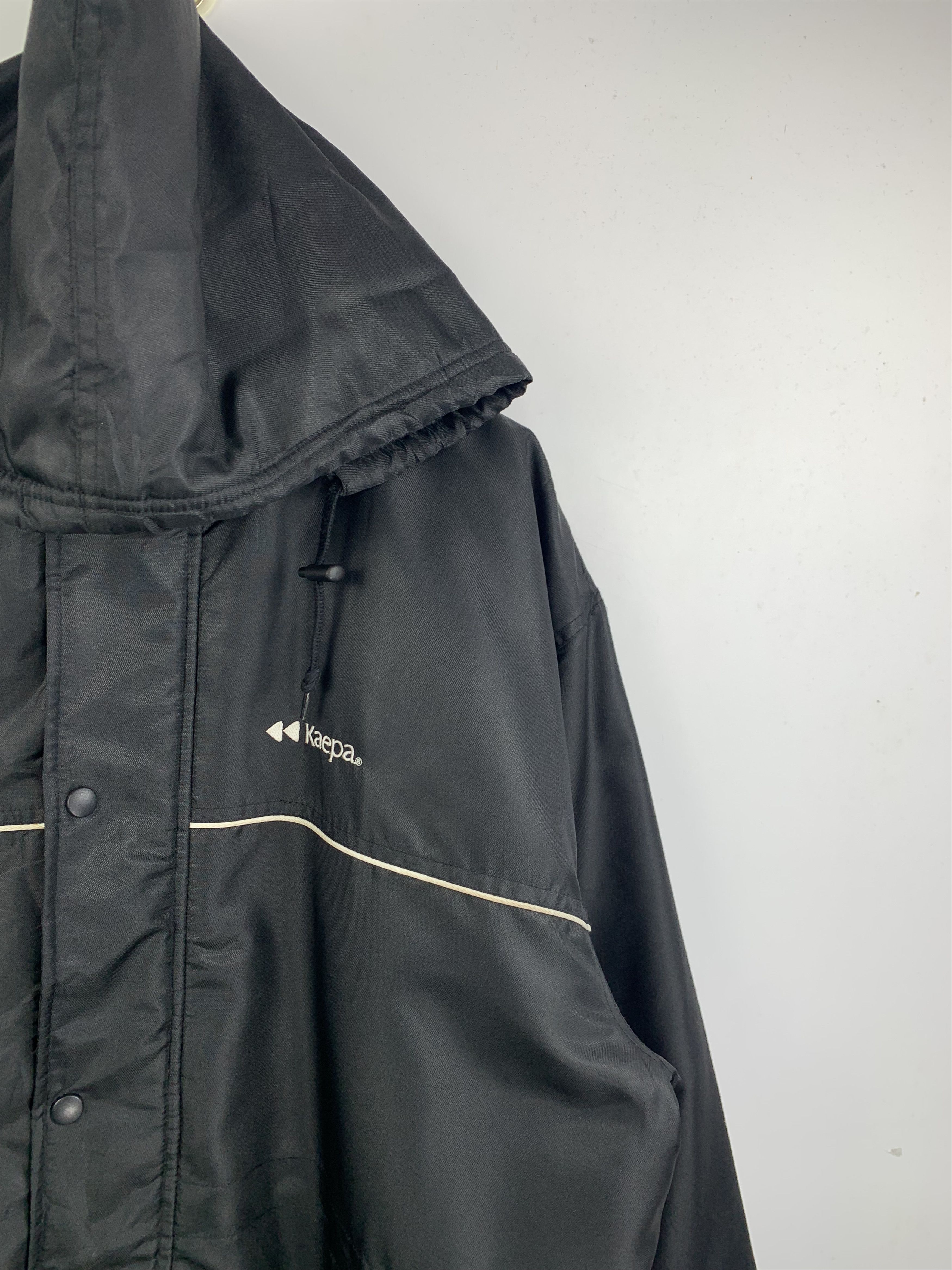 Kappa Vintage Kappa Hooded Long Jacket Big Logo Sportswear Size US XL / EU 56 / 4 - 4 Thumbnail