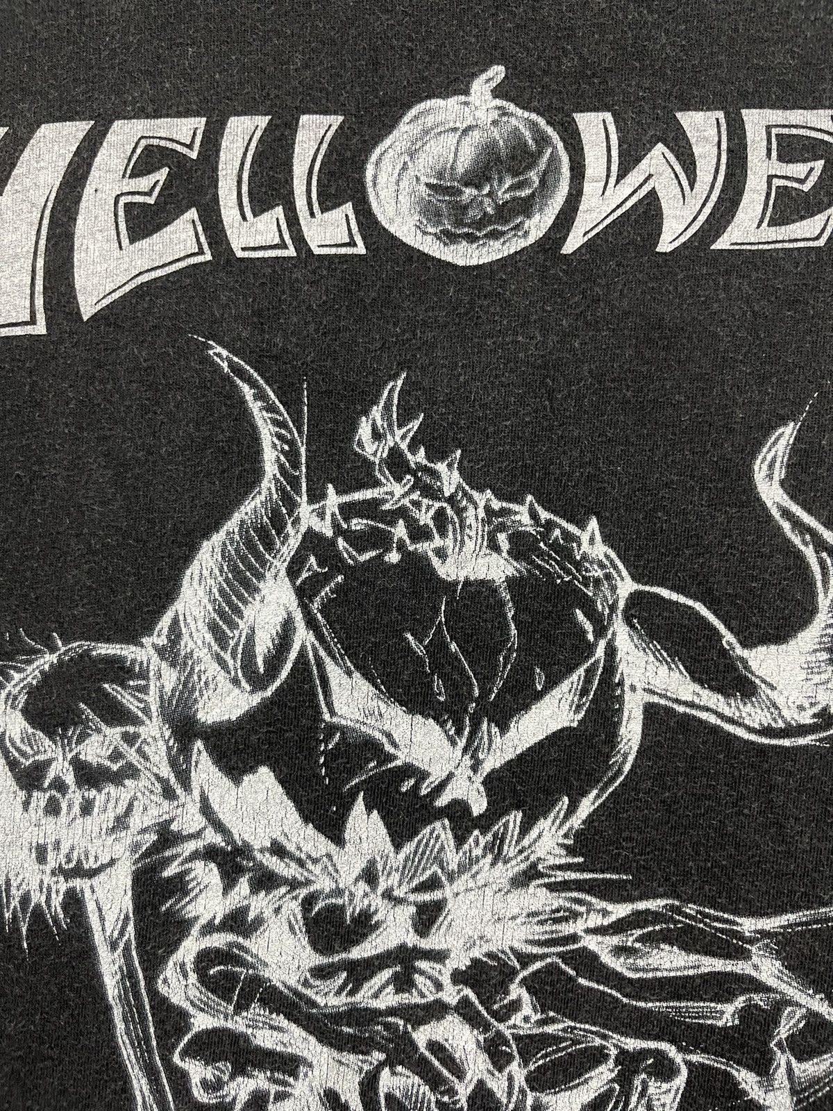 Band Tees × Vintage Vintage Helloween Heavy Metal Bootleg Shirt Rare Size US L / EU 52-54 / 3 - 5 Thumbnail
