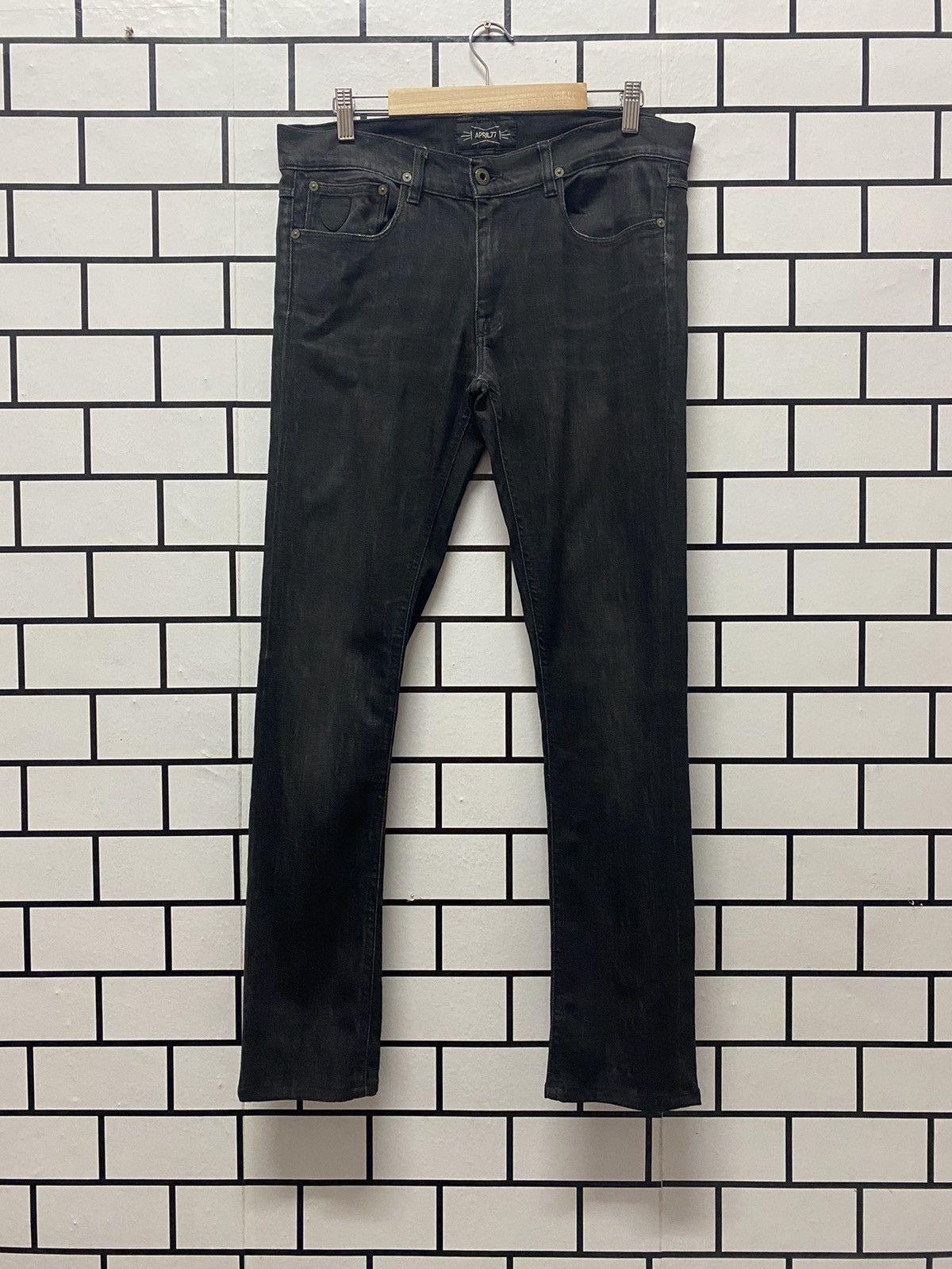 April 77 Skinny Fit Joey Black Stretch Denim