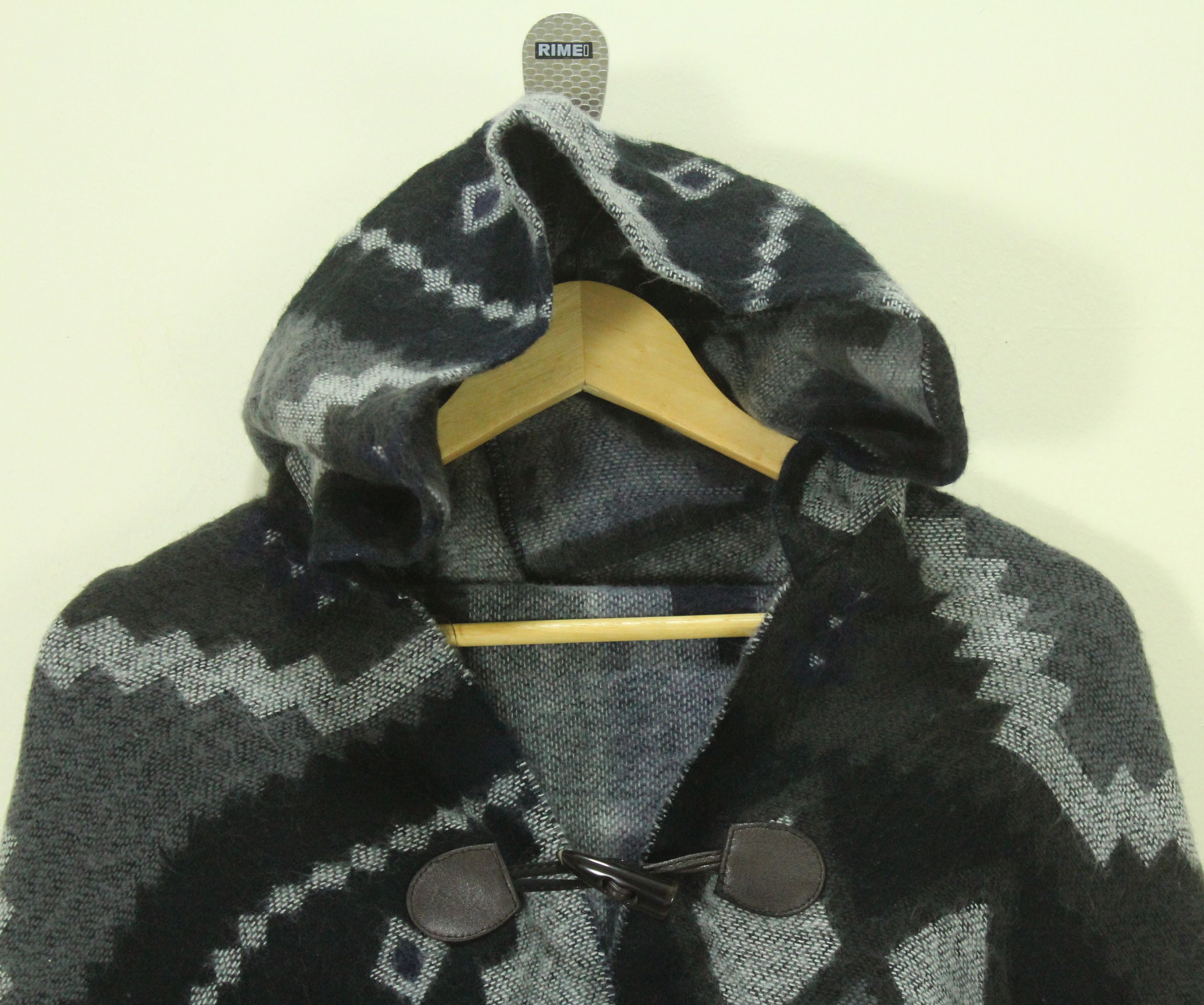Native × Tribal Streetwear Vintage PONCHO Native Aztec Hoodie Tribal Cardigan Sweater Size US M / EU 48-50 / 2 - 8 Thumbnail