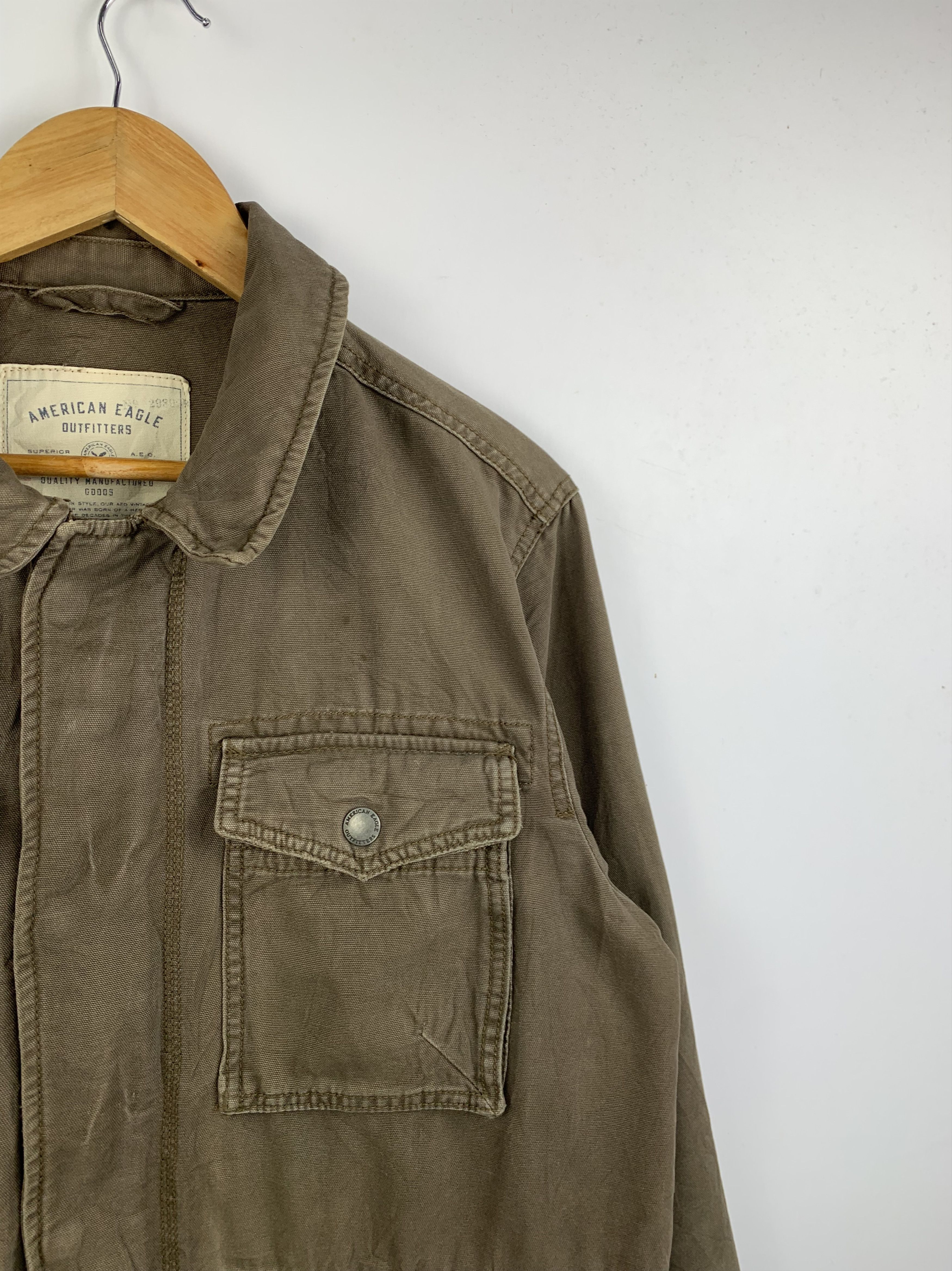 American Eagle Outfitters Vintage American Eagle Multi Pocket Duck Canvas Jacket Size US M / EU 48-50 / 2 - 4 Thumbnail