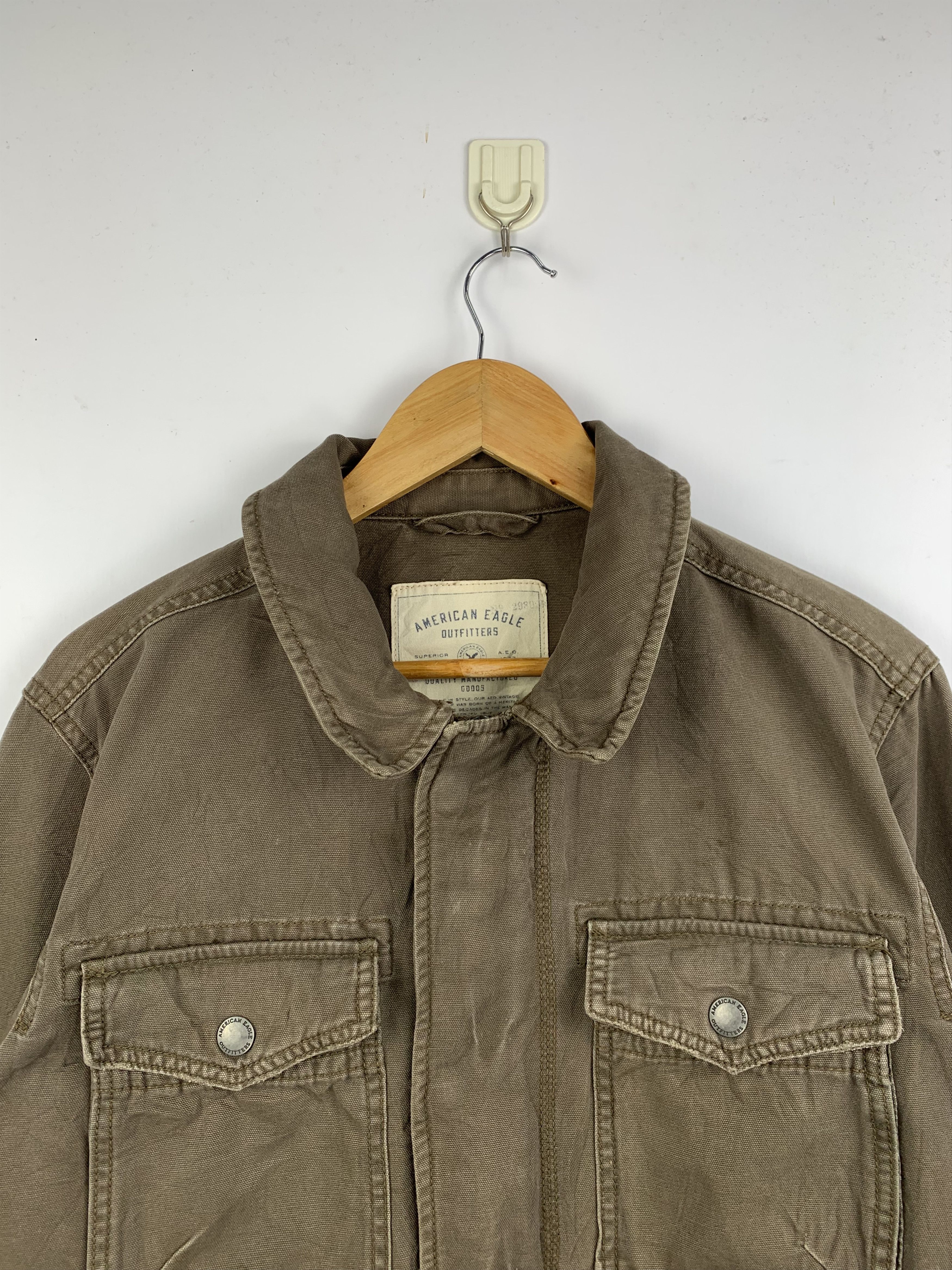 American Eagle Outfitters Vintage American Eagle Multi Pocket Duck Canvas Jacket Size US M / EU 48-50 / 2 - 3 Thumbnail