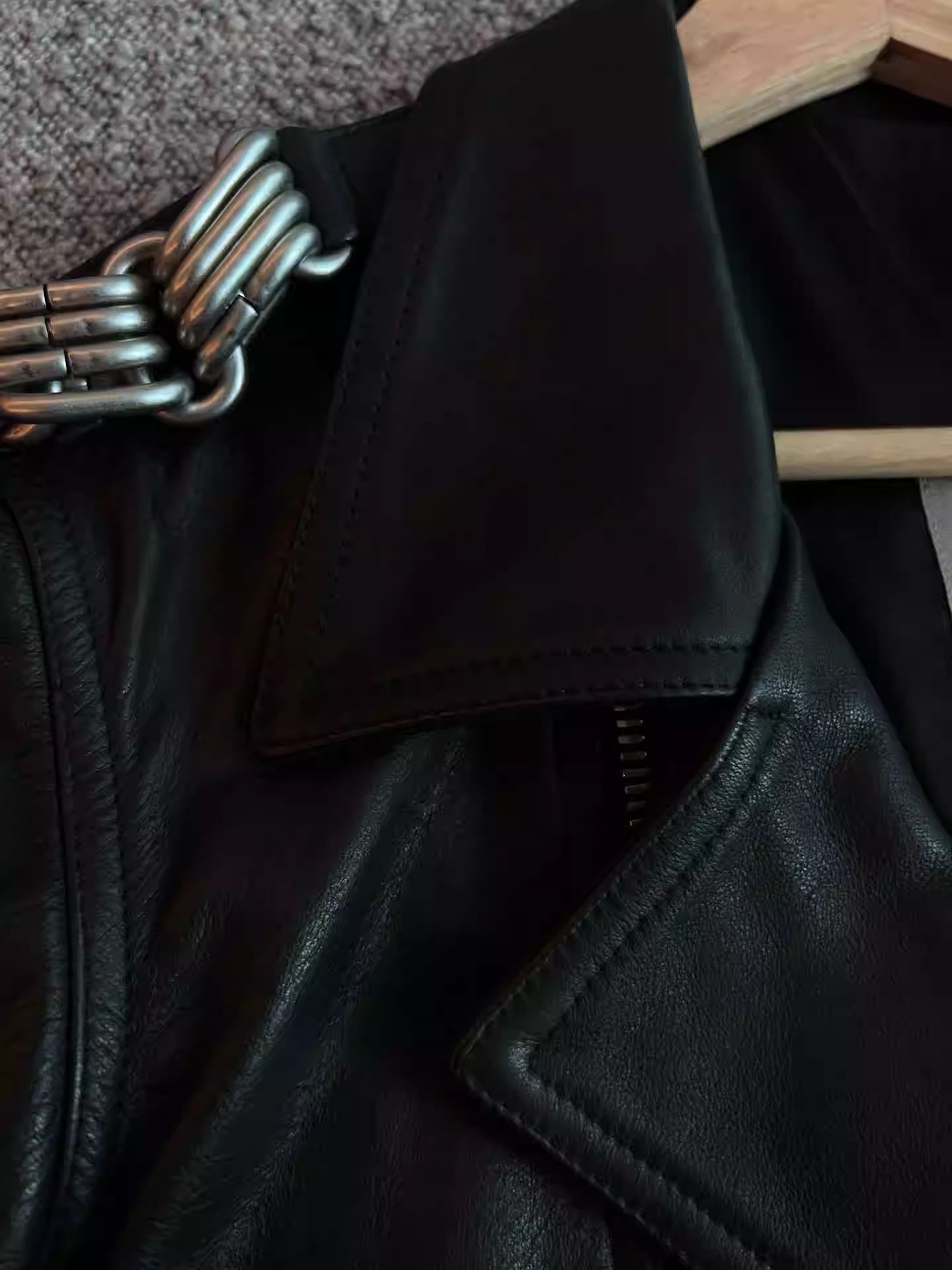 Rick Owens Rick Owens leather coat Size US S / EU 44-46 / 1 - 3 Thumbnail