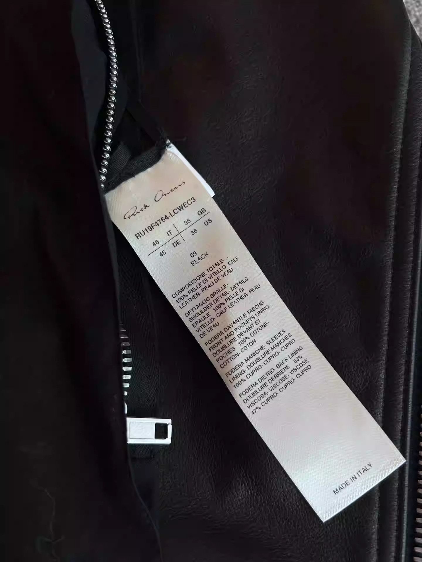 Rick Owens Rick Owens leather coat Size US S / EU 44-46 / 1 - 4 Thumbnail