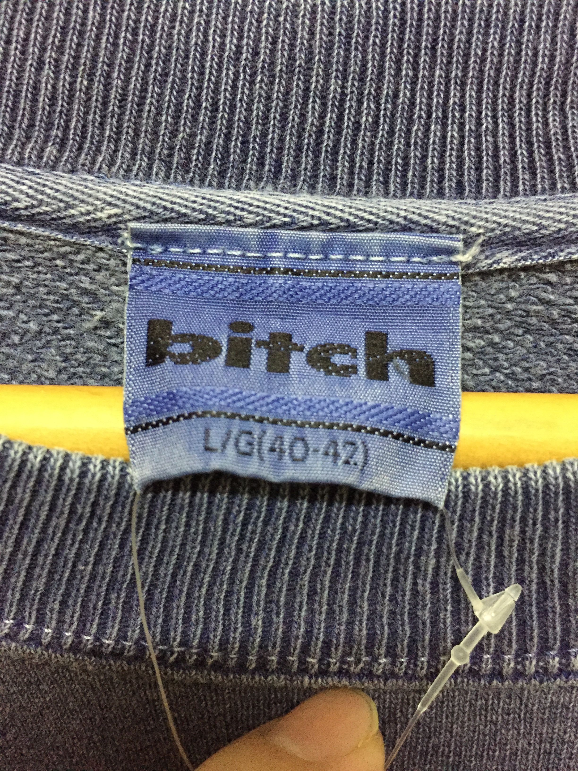 Vintage 90's BITCH skateboard sun fading logo Size US L / EU 52-54 / 3 - 5 Thumbnail