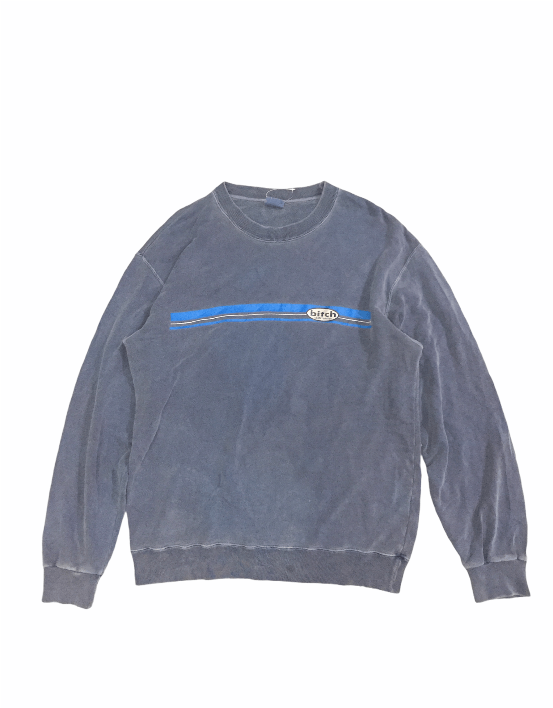 Vintage 90's BITCH skateboard sun fading logo Size US L / EU 52-54 / 3 - 1 Thumbnail