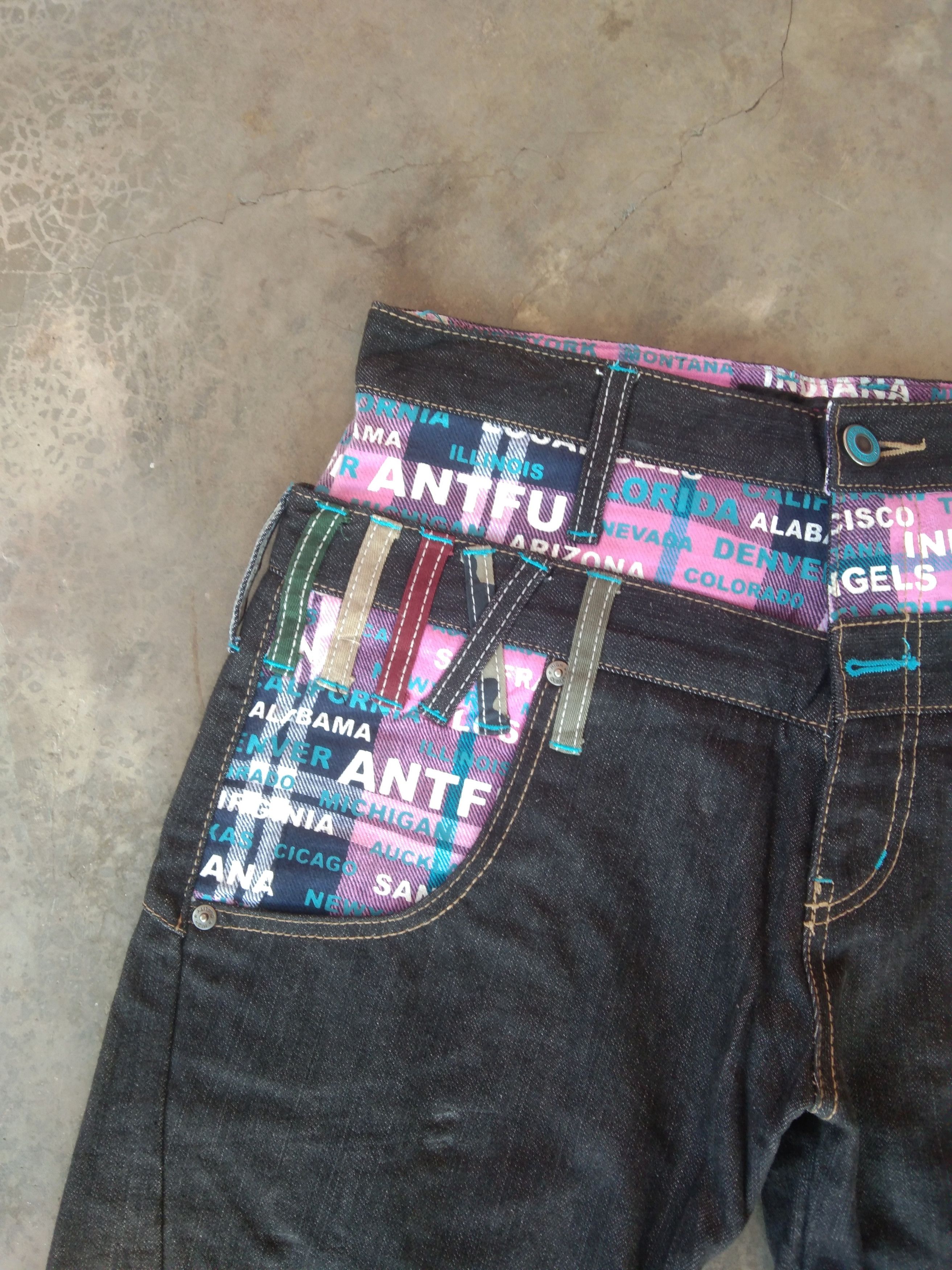 Japanese Brand Japan Double Waist Avant Garde Jeans Style 30x31 Size US 30 / EU 46 - 7 Thumbnail