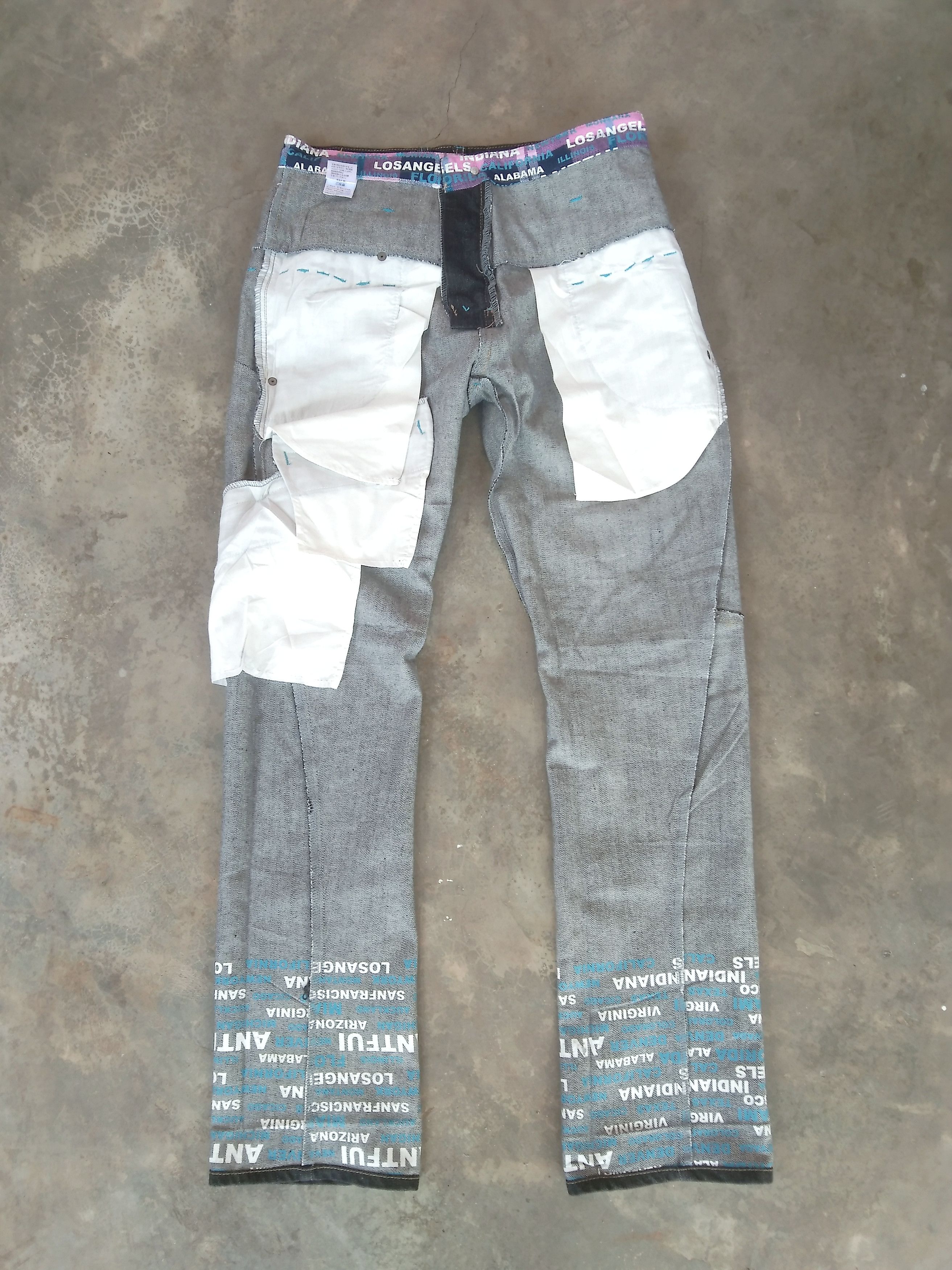 Japanese Brand Japan Double Waist Avant Garde Jeans Style 30x31 Size US 30 / EU 46 - 4 Thumbnail