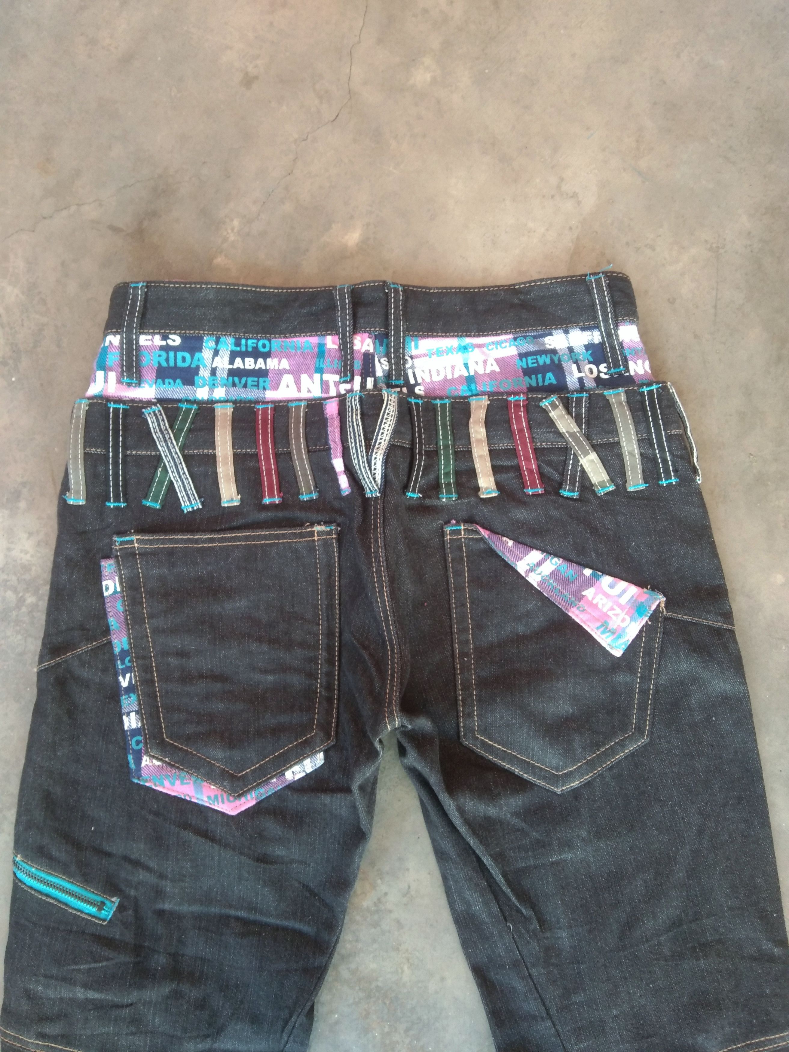 Japanese Brand Japan Double Waist Avant Garde Jeans Style 30x31 Size US 30 / EU 46 - 3 Thumbnail