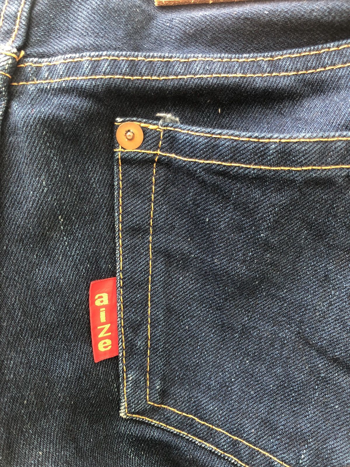 Vintage RARE!!! Vintage AIZE Japan Denim Jeans Size US 29 - 21 Thumbnail