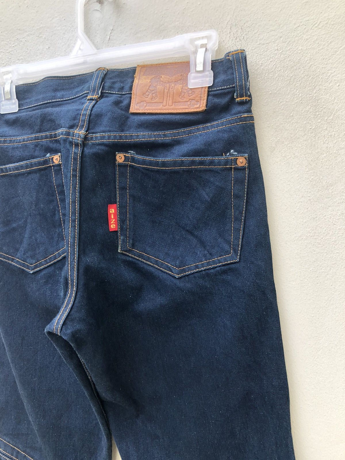 Vintage RARE!!! Vintage AIZE Japan Denim Jeans Size US 29 - 20 Thumbnail
