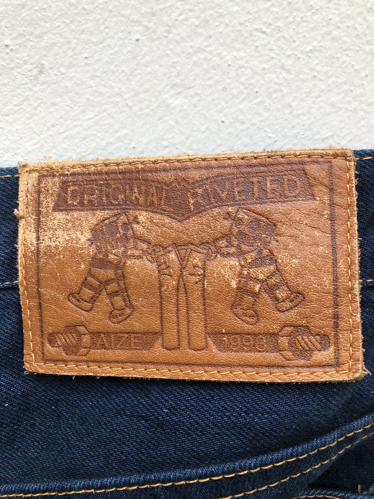 Vintage RARE!!! Vintage AIZE Japan Denim Jeans Size US 29 - 24 Thumbnail