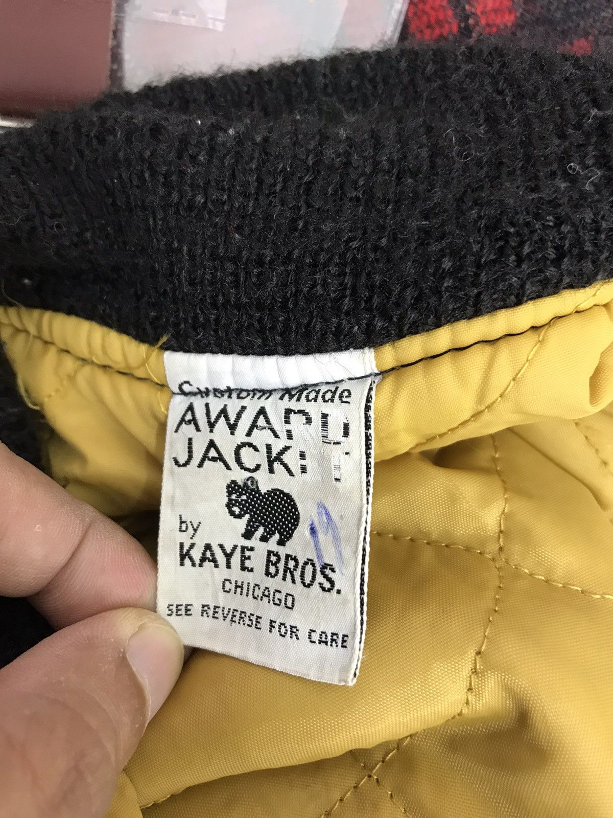 Vintage Vtg 60s/70s Custom Made Award Jacket Varsity Kaye Bros 14🟩 Size US S / EU 44-46 / 1 - 9 Thumbnail