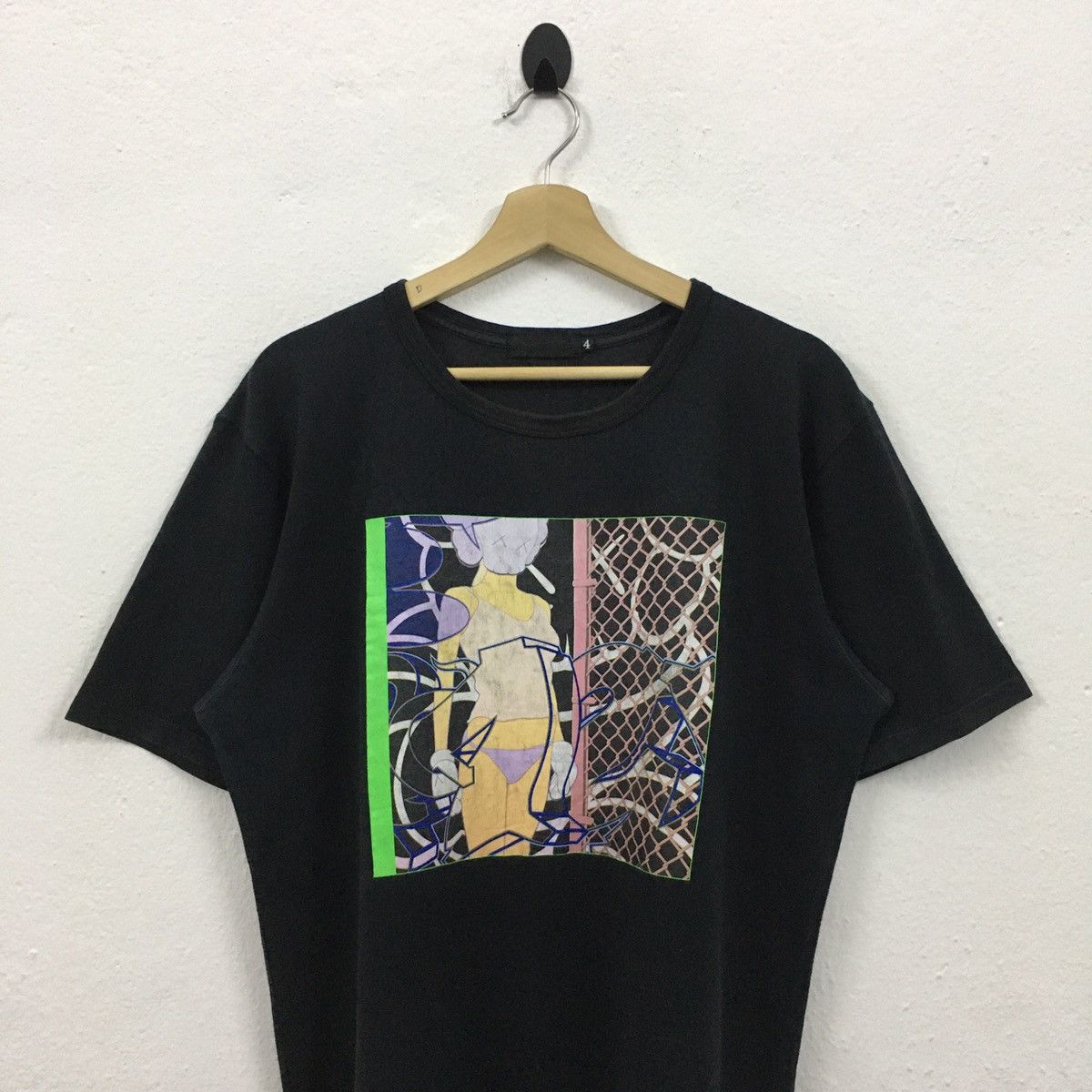 Kaws × Original Fake Rare Original Fake x Kaws Big Printed Tshirt Size US L / EU 52-54 / 3 - 6 Thumbnail