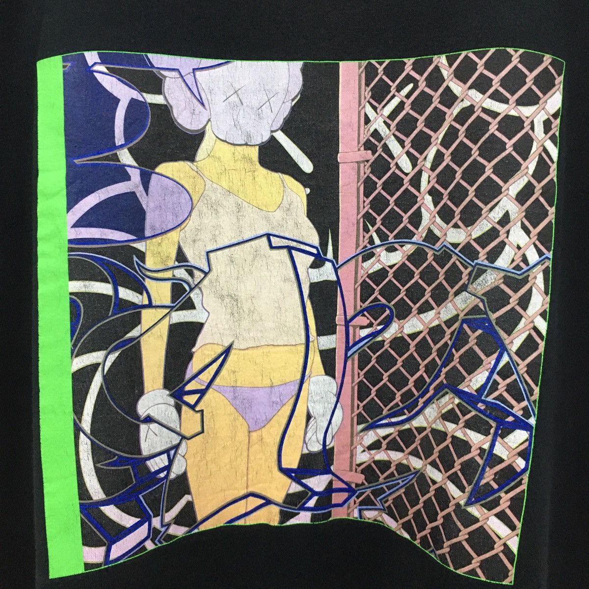 Kaws × Original Fake Rare Original Fake x Kaws Big Printed Tshirt Size US L / EU 52-54 / 3 - 5 Thumbnail