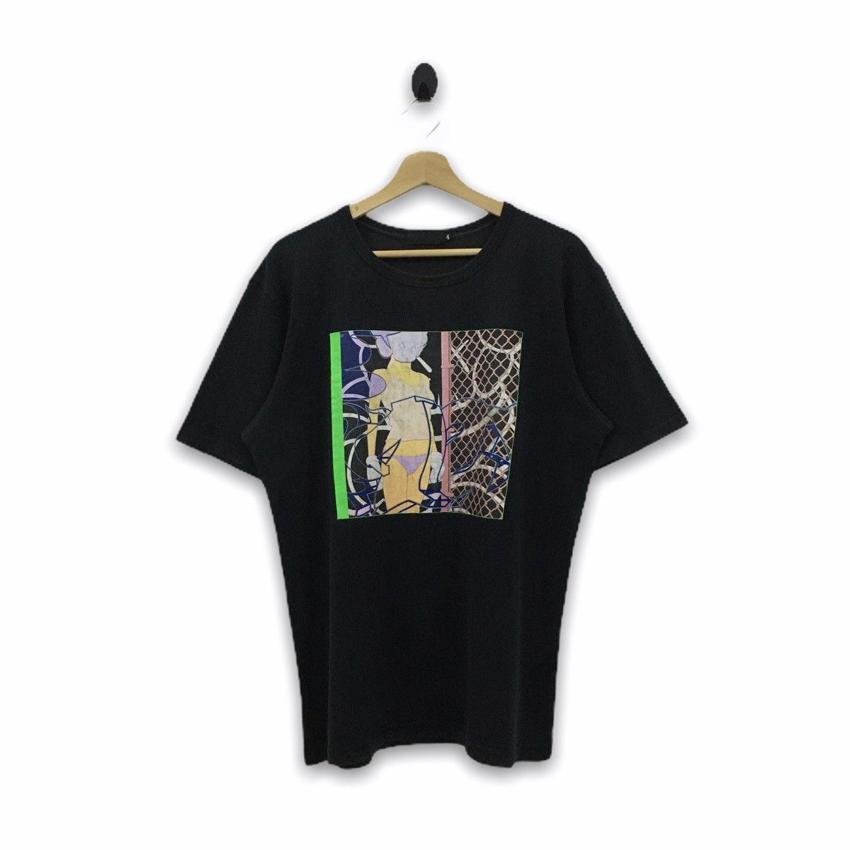 Rare Original Fake x Kaws Big Printed Tshirt