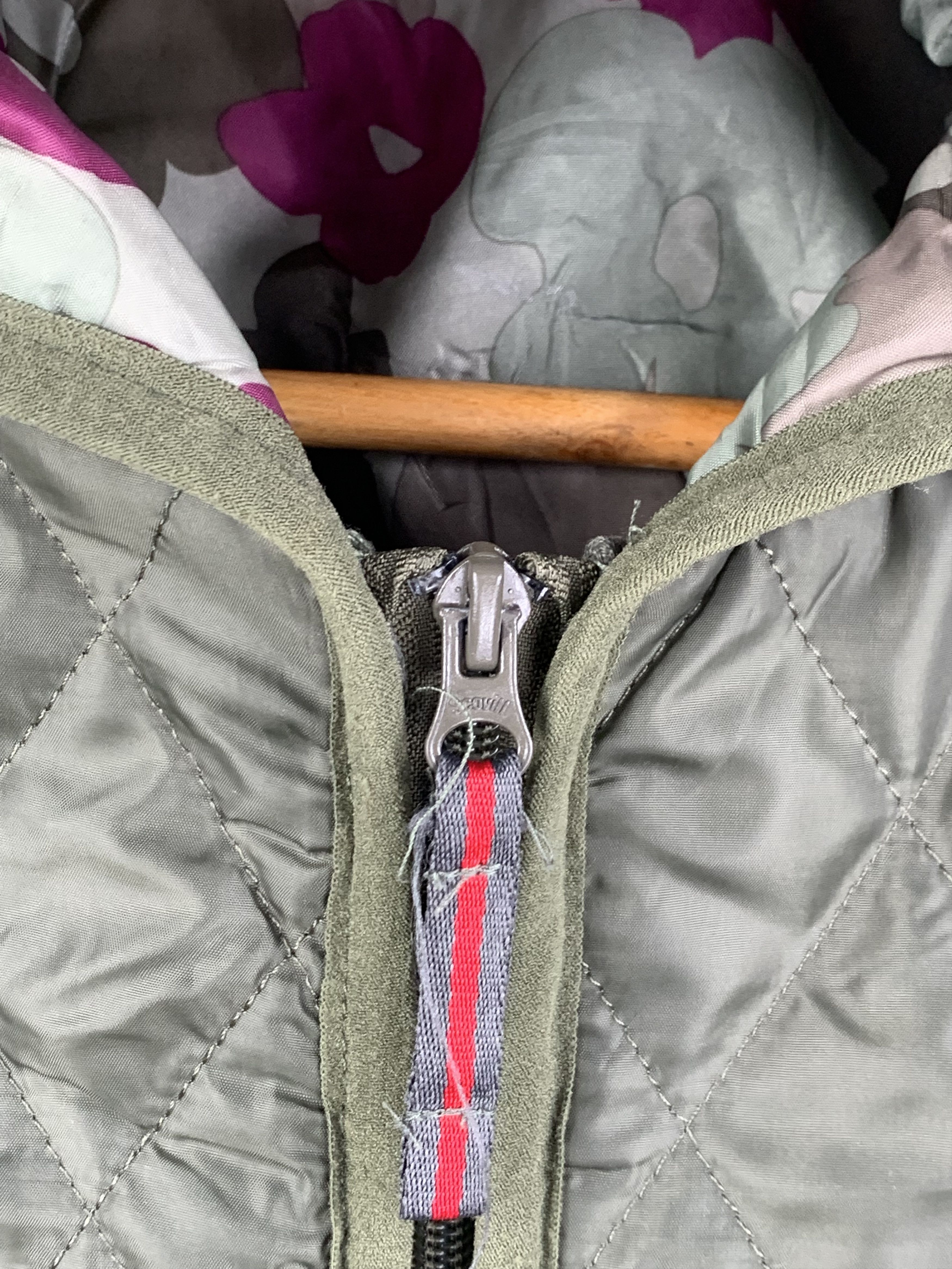 Vintage UTDOOR Fleece Lining Hoodie Zip Up Light Jacket