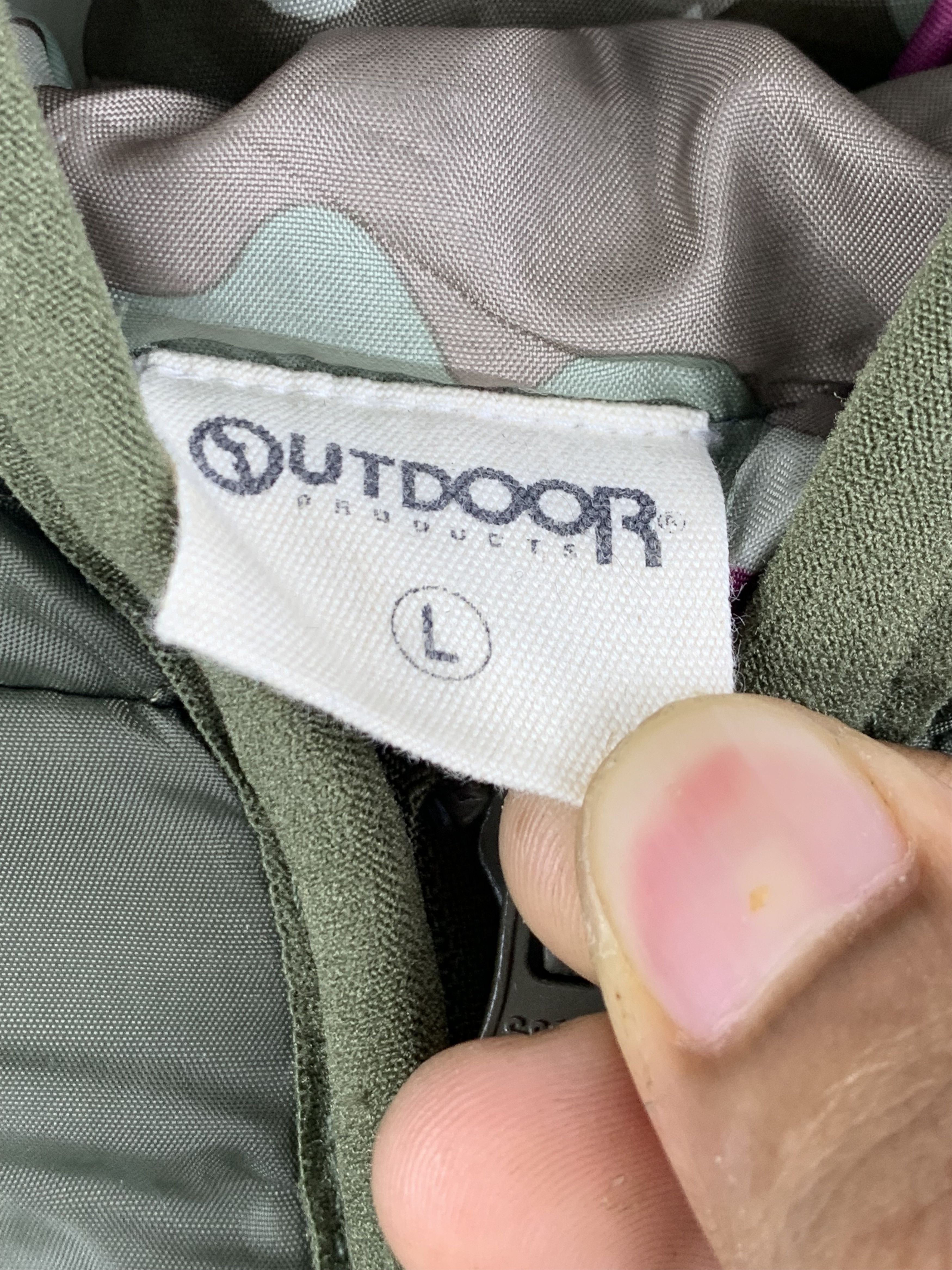 Vintage UTDOOR Fleece Lining Hoodie Zip Up Light Jacket